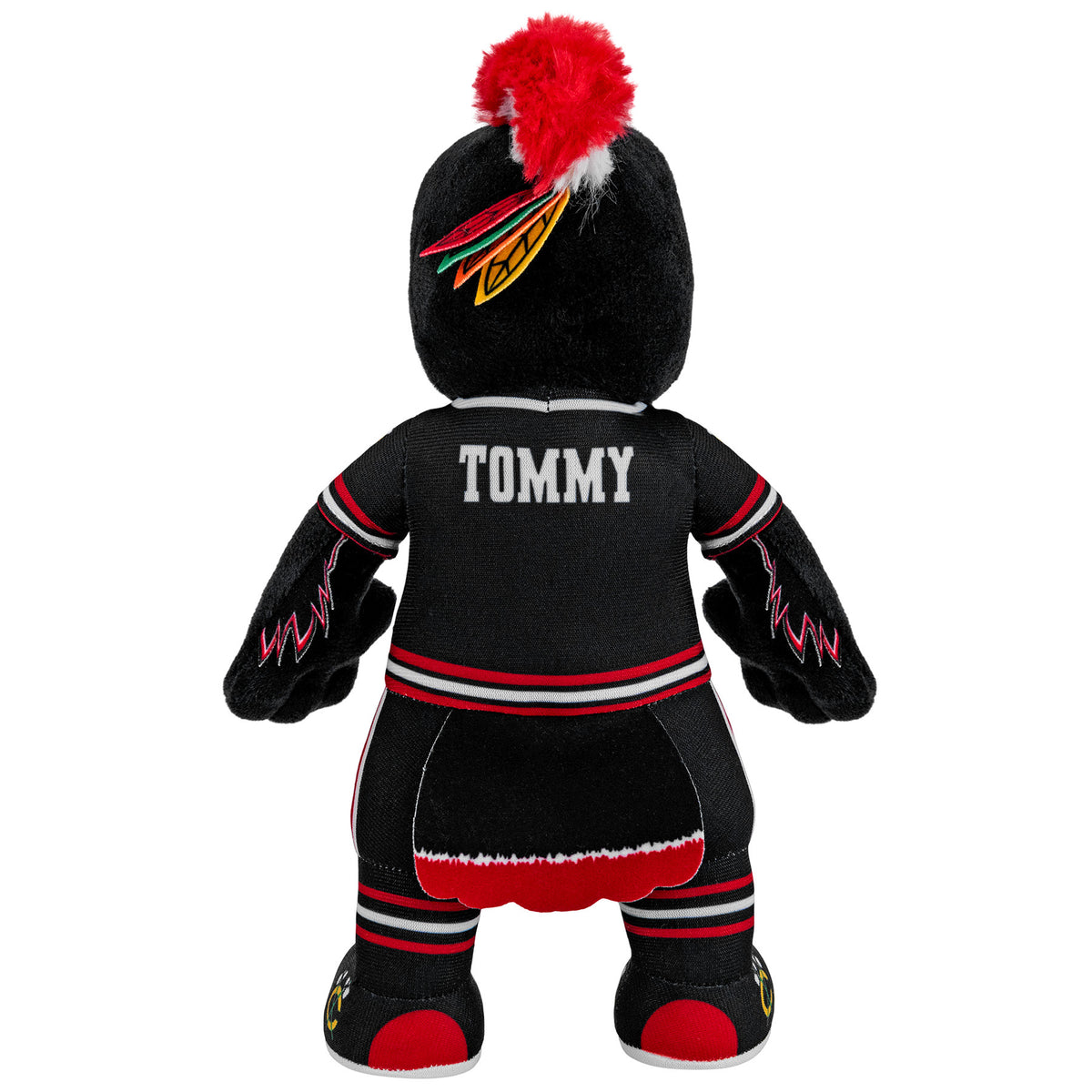 Chicago Blackhawks Tommyhawk Black Jersey 10" NHL Mascot Plush Figure