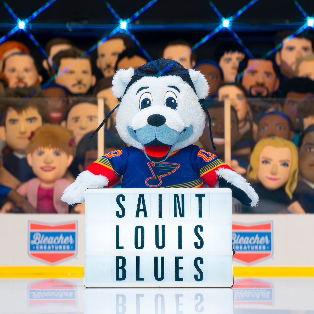 St. Louis Blues Louie 10&quot; Mascot Plush Figure (Retro)