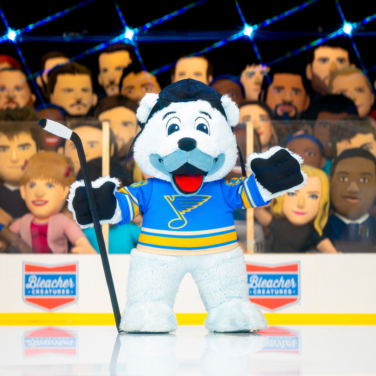 St. Louis Blues Louie 10&quot; Mascot Plush Figure (Heritage)