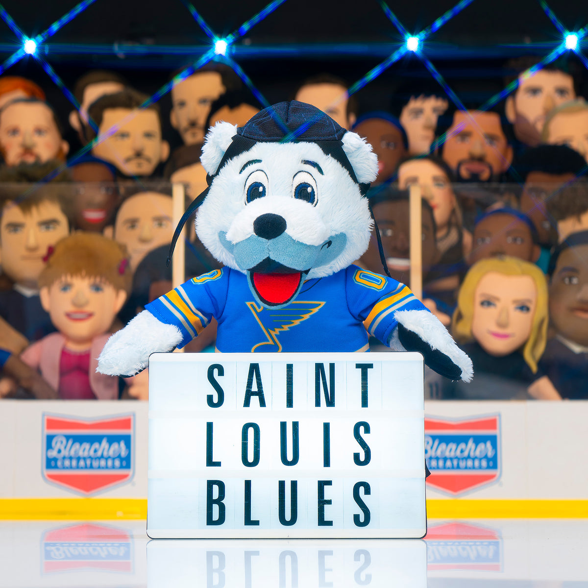 St. Louis Blues Louie 10&quot; Mascot Plush Figure (Heritage)