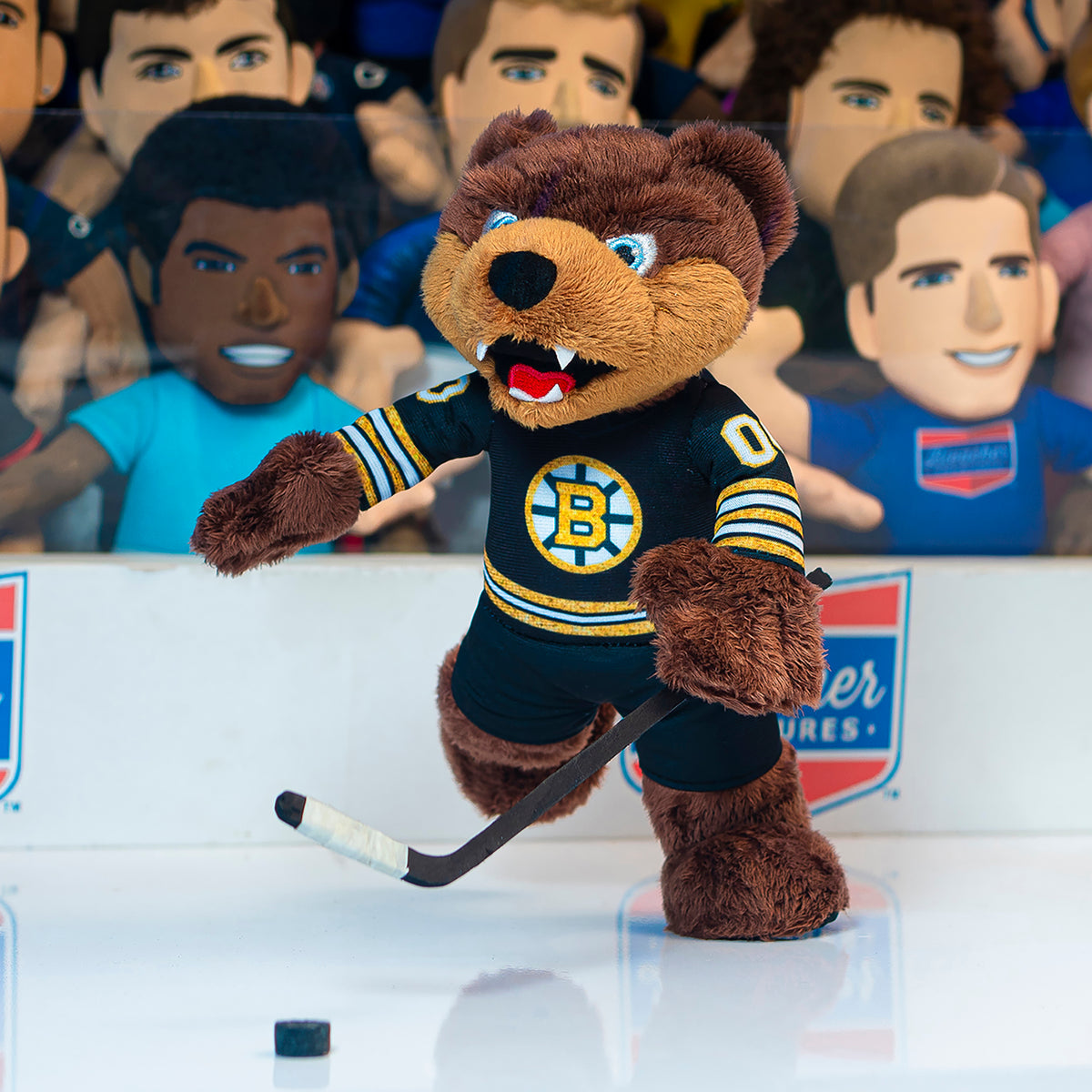 Boston Bruins Blades 100th Anniversary 10&quot; Mascot Plush Figure (Black Uniform)