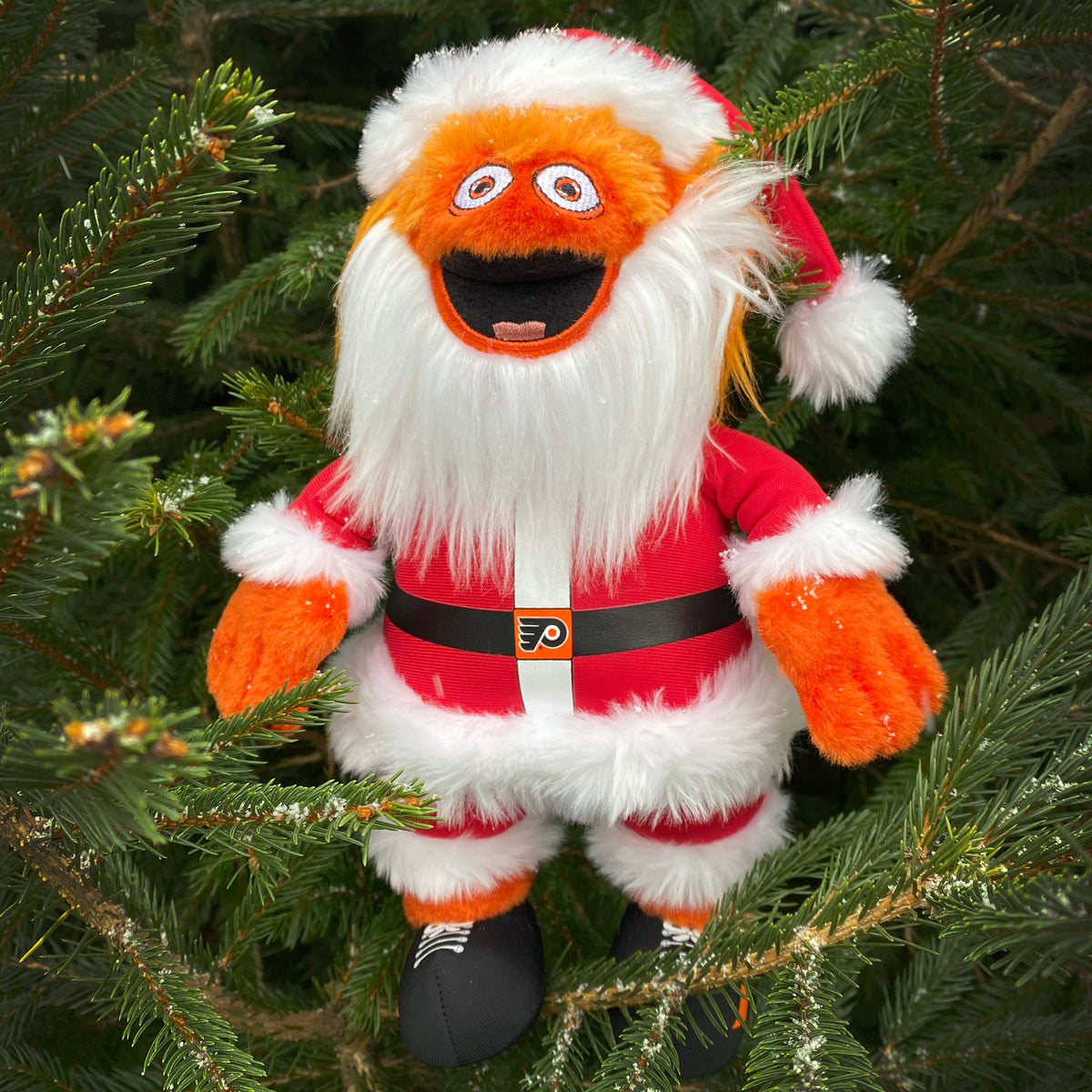 Philadelphia Flyers Santa Gritty 10&quot; Mascot Plush Figure