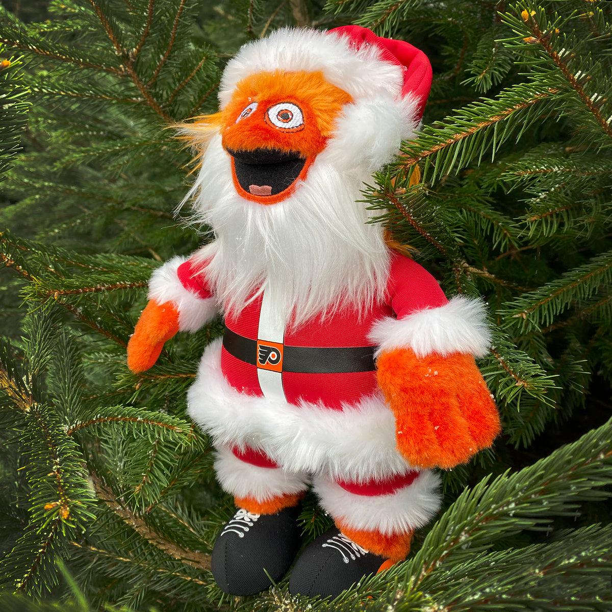 Philadelphia Flyers Santa Gritty 10&quot; Mascot Plush Figure