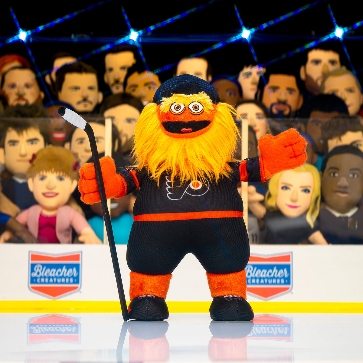 Philadelphia Flyers Gritty 10&quot; Mascot Plush Figure (Black Uniform)