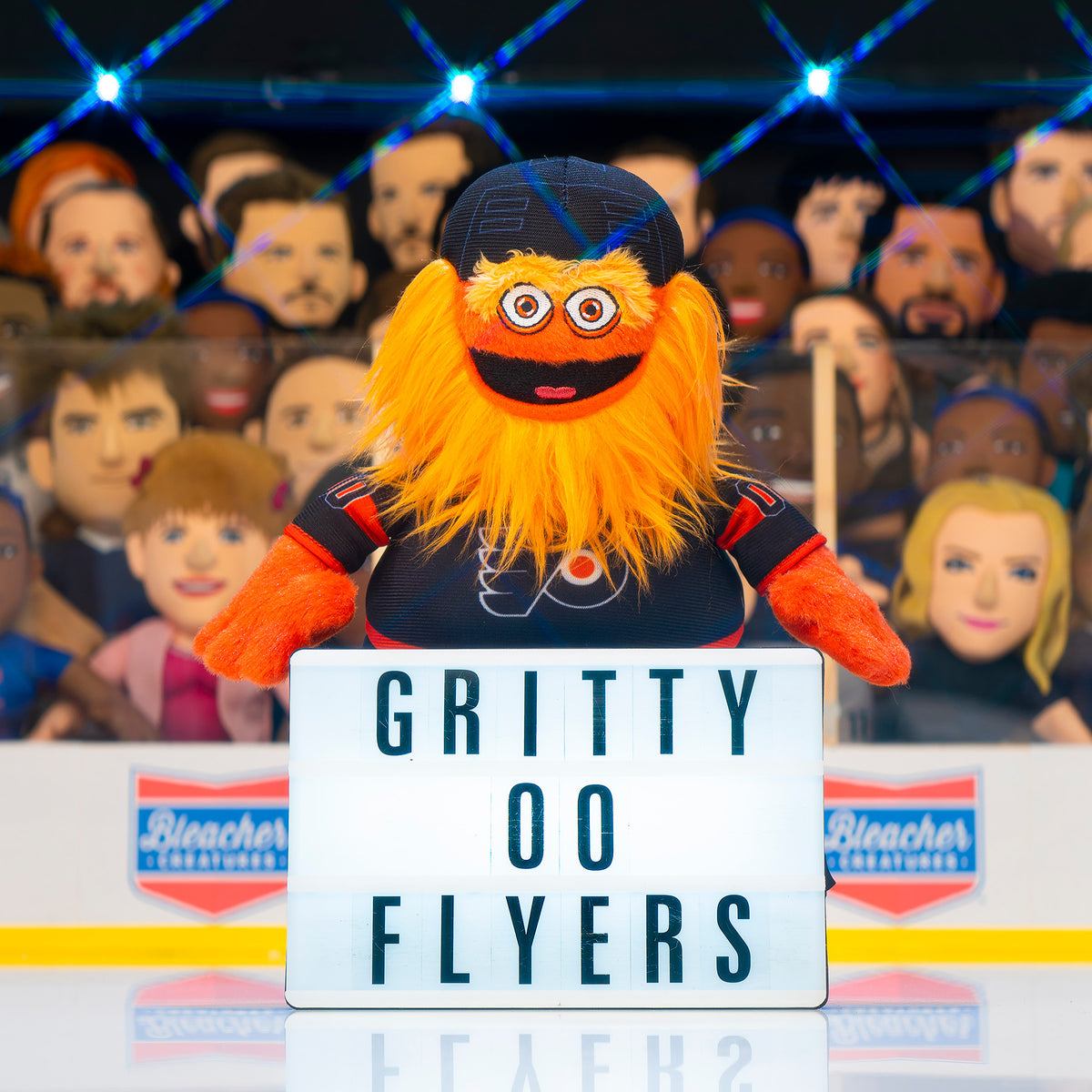 Philadelphia Flyers Gritty 10&quot; Mascot Plush Figure (Black Uniform)