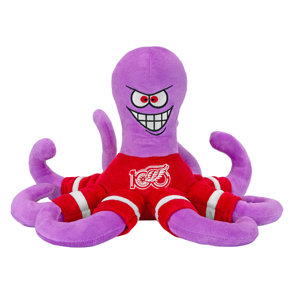 Bleacher Creatures Detroit Red Wings Rally Al The Octopus Centennial 10" Plush Figure