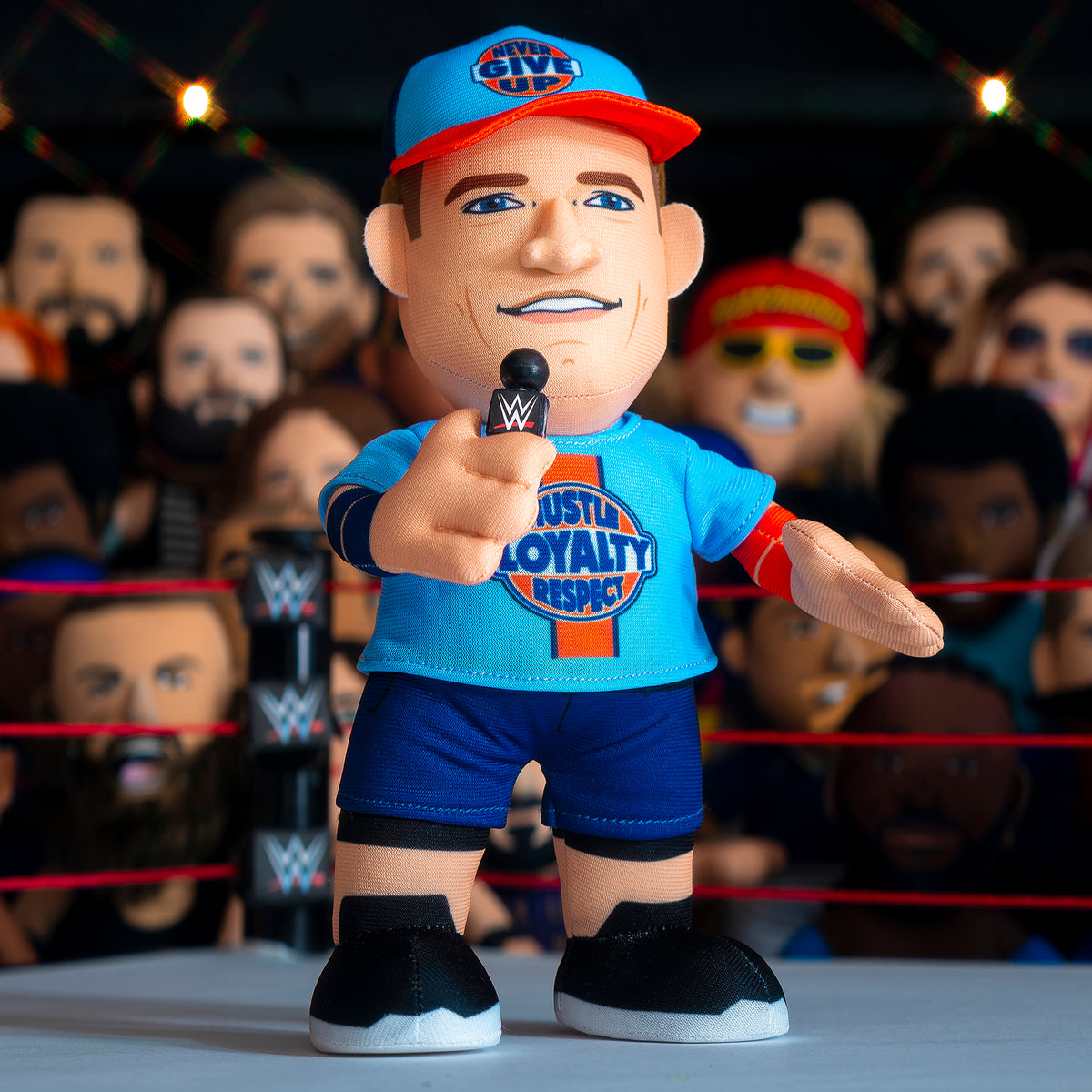 WWE Superstar John Cena (Hustle Loyalty Respect - Blue) 10&quot; Plush Figure