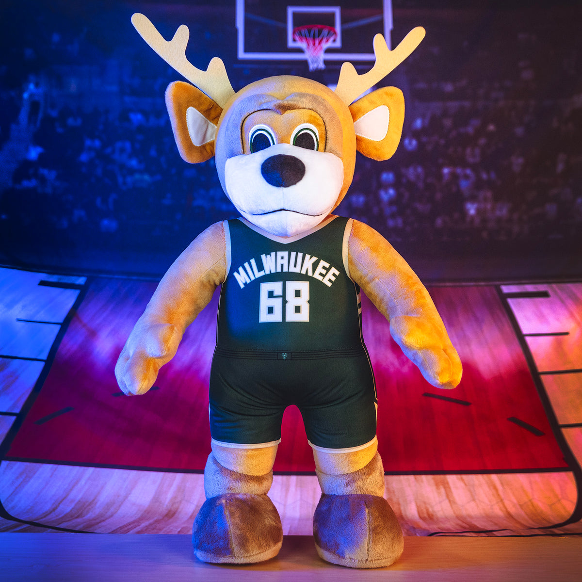 Milwaukee Bucks Bango 20&quot; Jumbo Mascot Plush Figure (Icon Uniform)