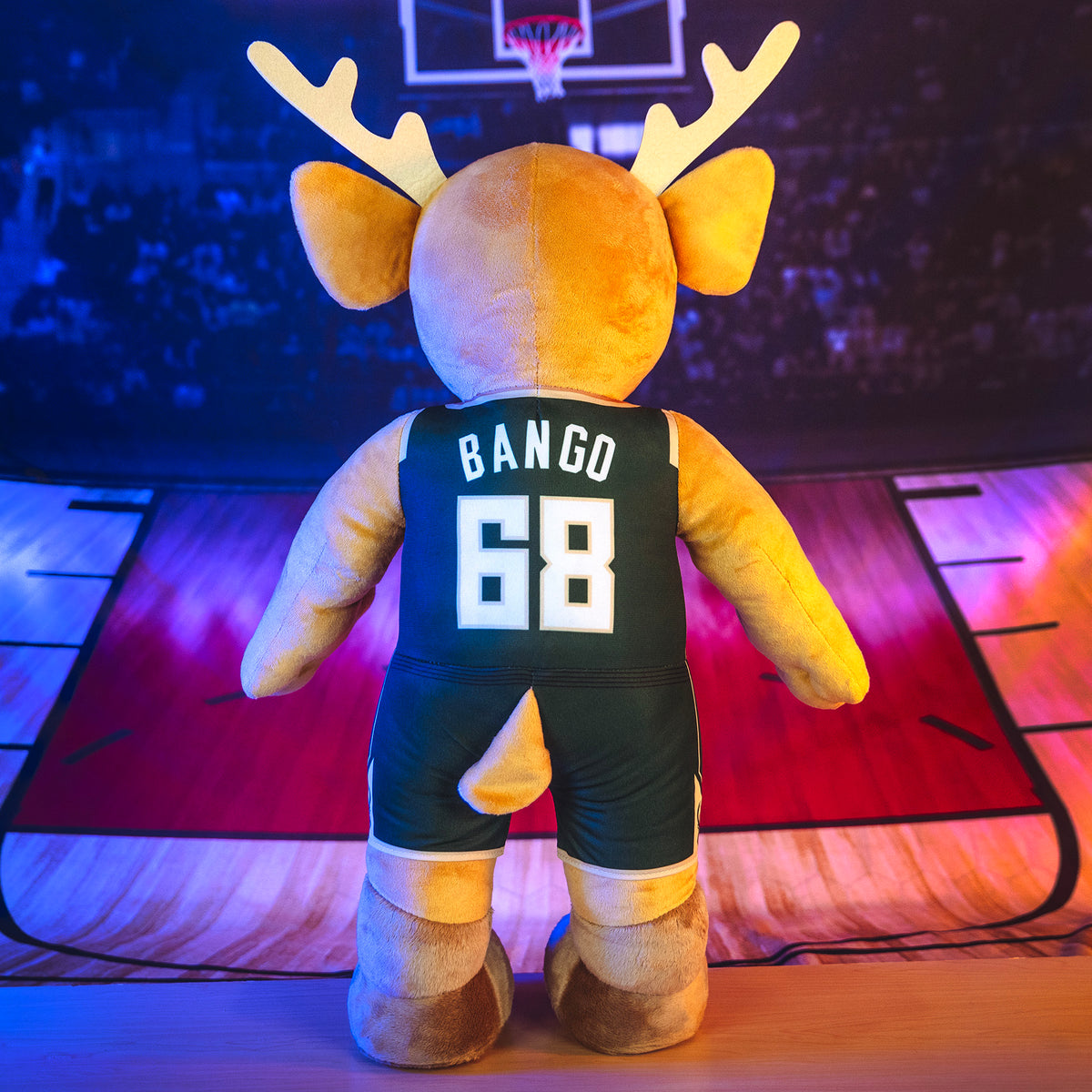 Milwaukee Bucks Bango 20&quot; Jumbo Mascot Plush Figure (Icon Uniform)