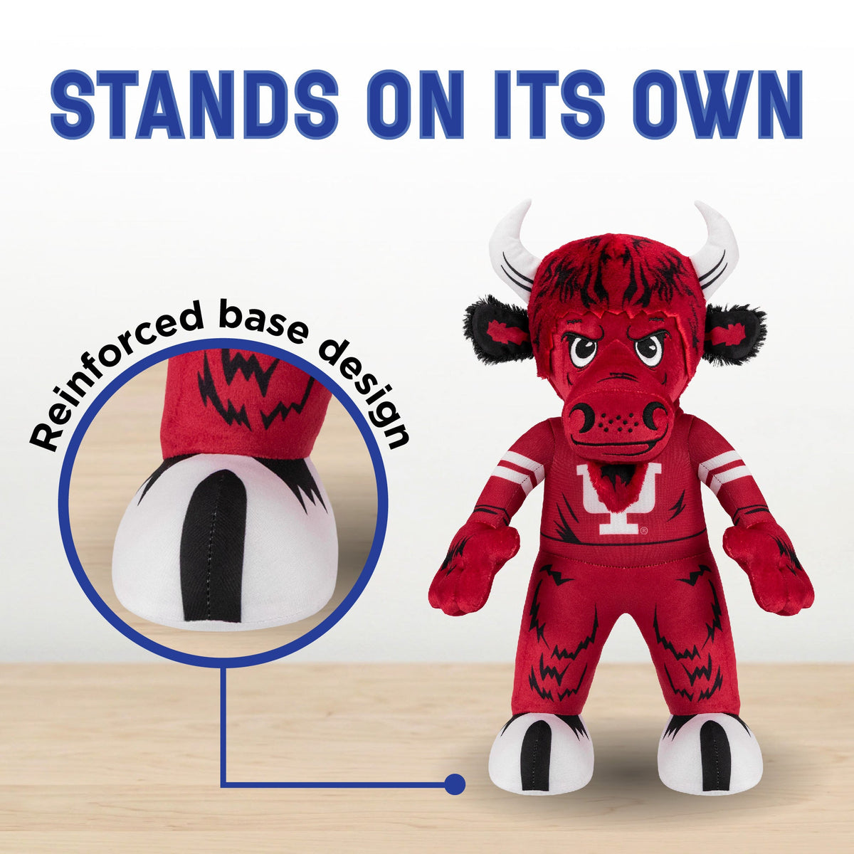 Indiana Hoosiers Bison 18" Collegiate Mascot Plush Figure