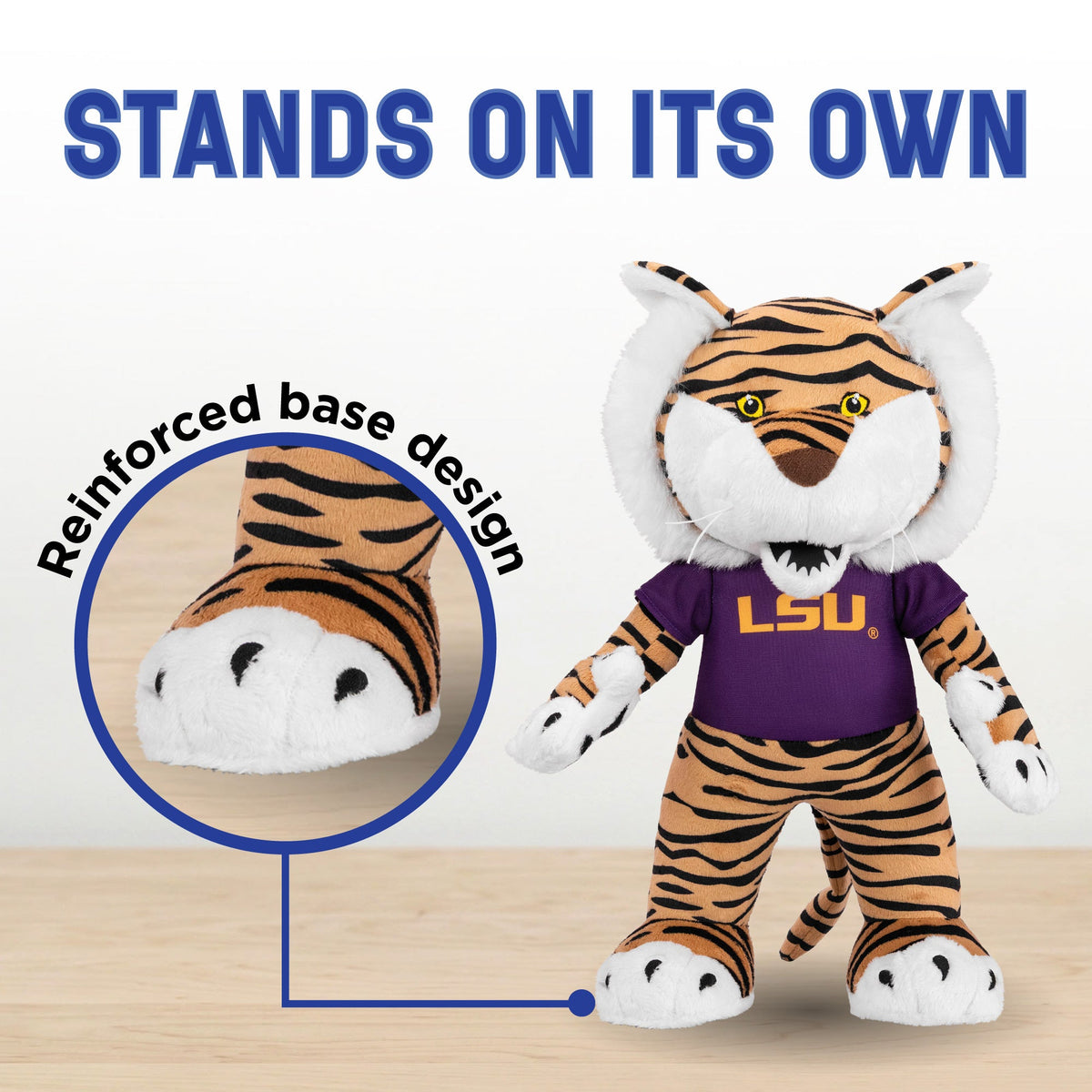 LSU Tigers Mike the Tiger 18" Collegiate Mascot Plush Figure