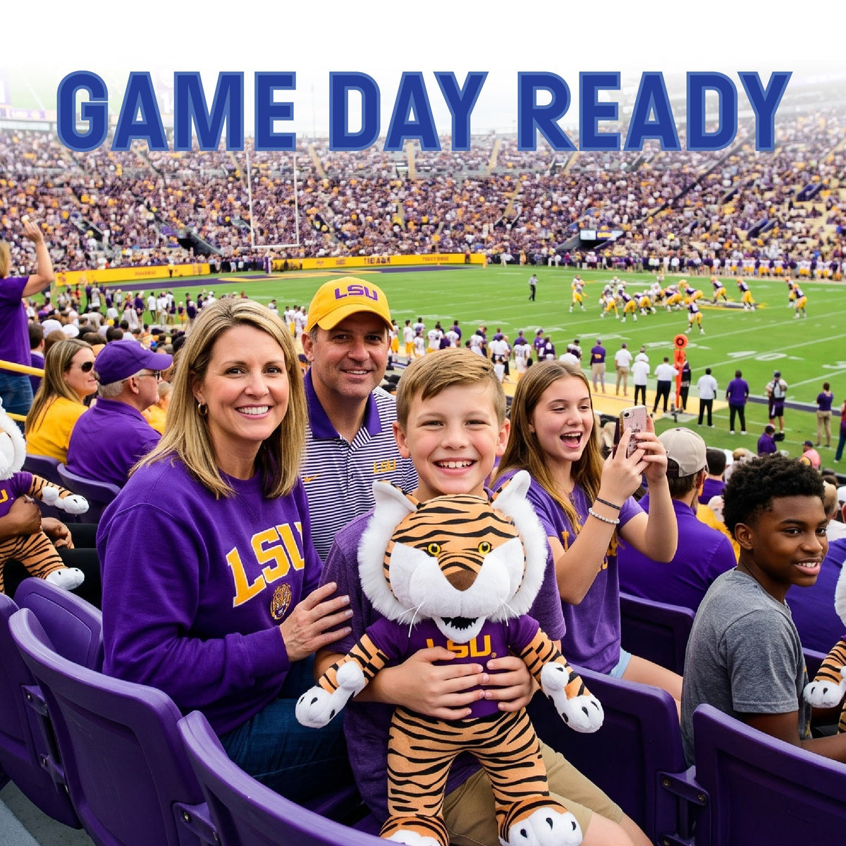 LSU Tigers Mike the Tiger 18" Collegiate Mascot Plush Figure