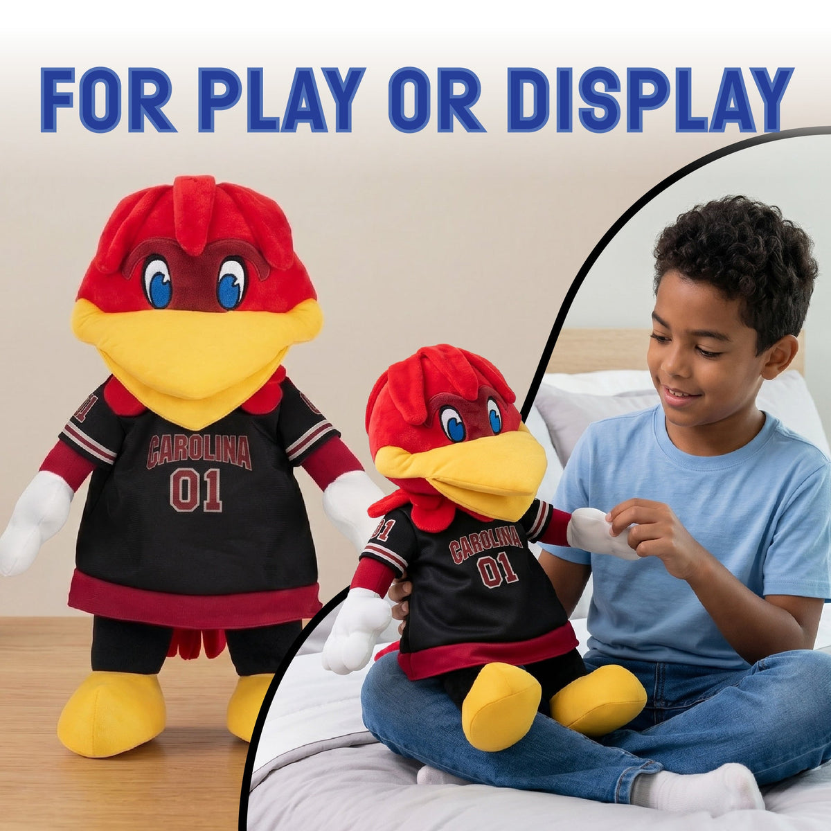 University of South Carolina Gamecocks Cocky 18" Collegiate Mascot Plush Figure