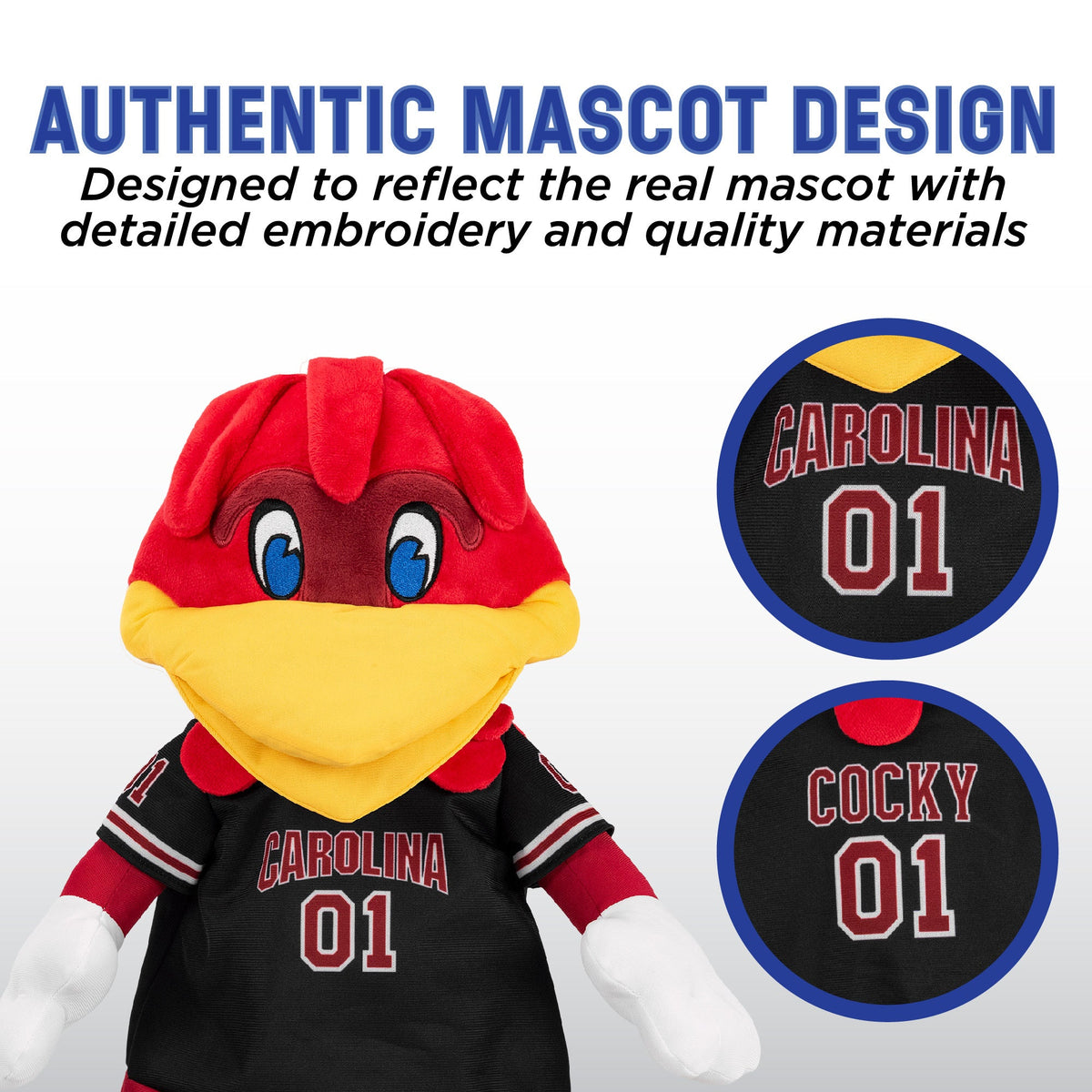 University of South Carolina Gamecocks Cocky 18" Collegiate Mascot Plush Figure