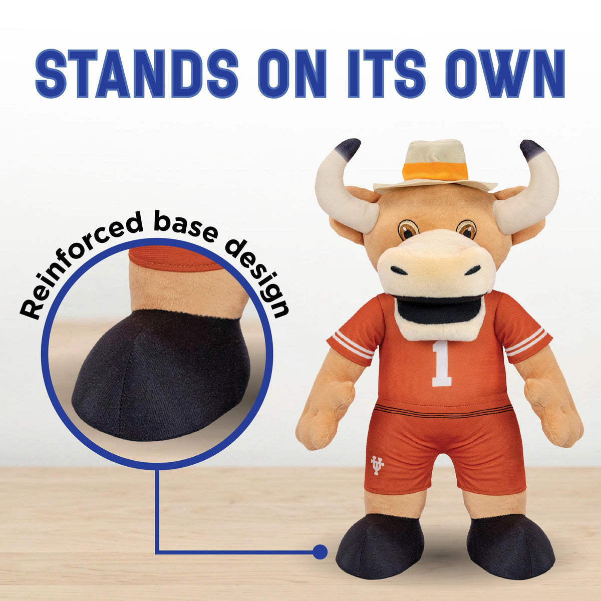 Texas Longhorns Hook 'Em 18" Collegiate Mascot Plush Figure