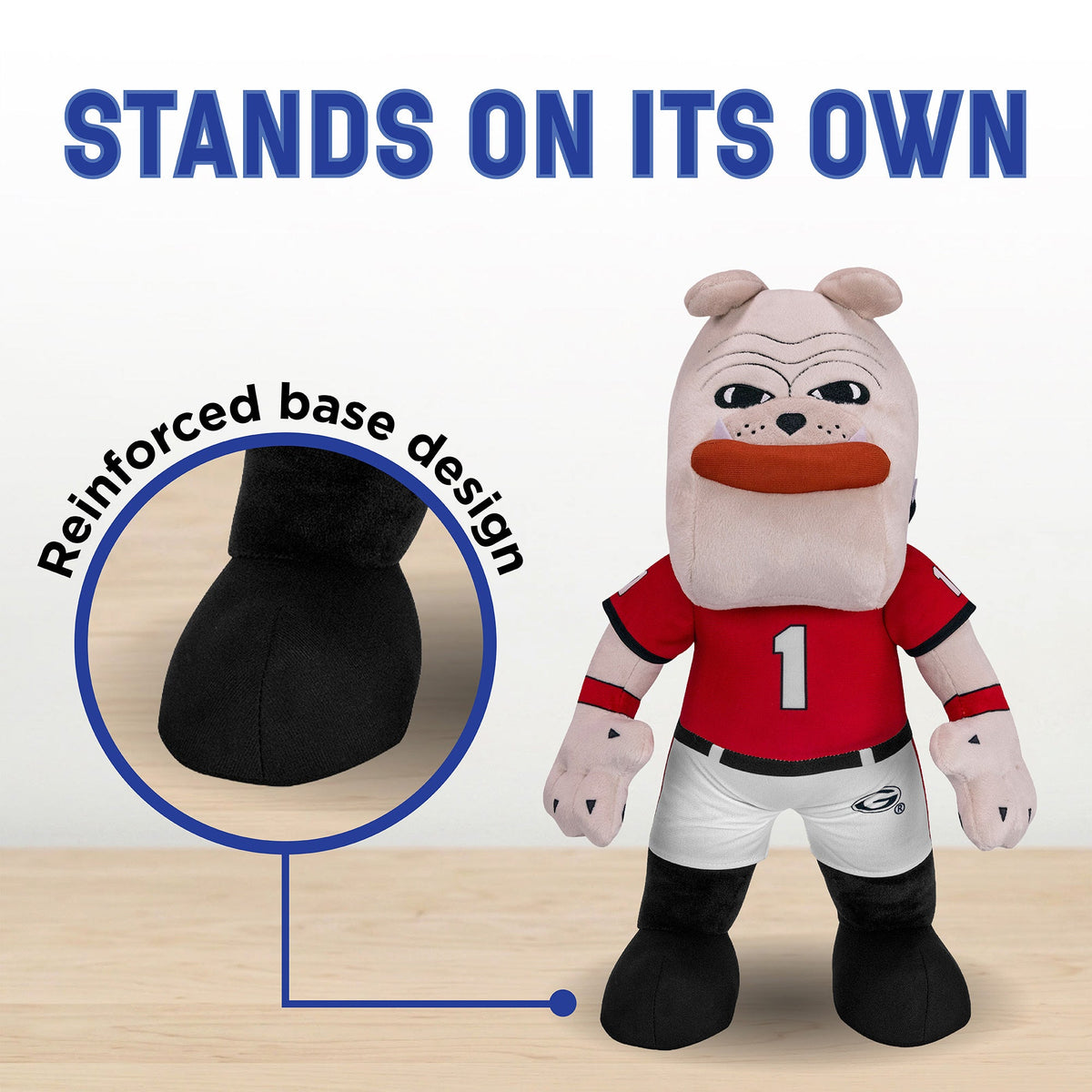 Georgia Bulldogs Hairy Dawg 18" Collegiate Mascot Plush Figure