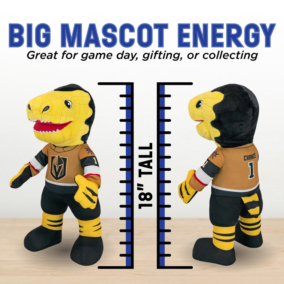 Vegas Golden Knights Chance 18" NHL Mascot Plush Figure