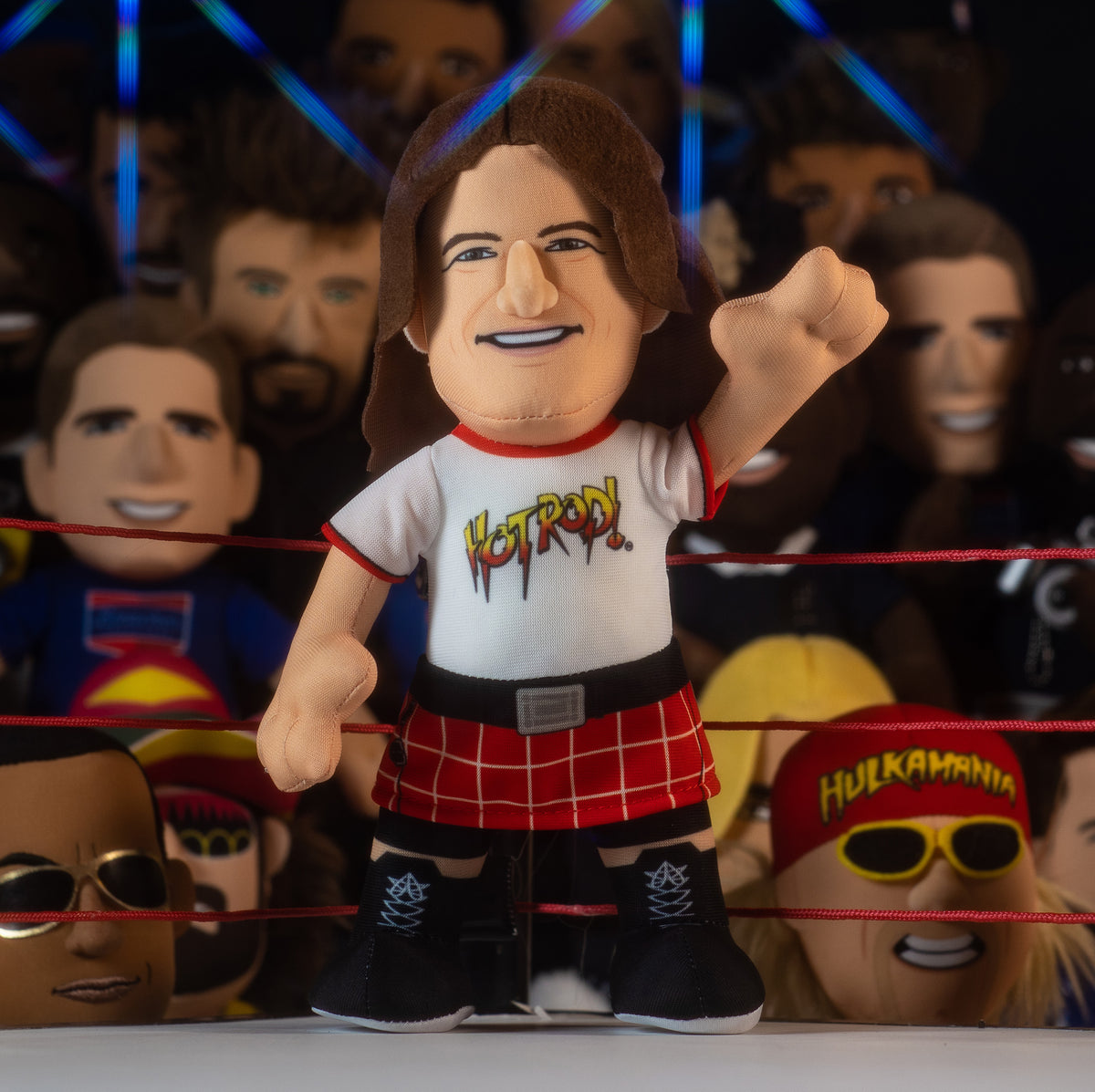 WWE Rowdy Bundle: Roddy Piper and Ronda Rousey 10&quot; Plush Figures