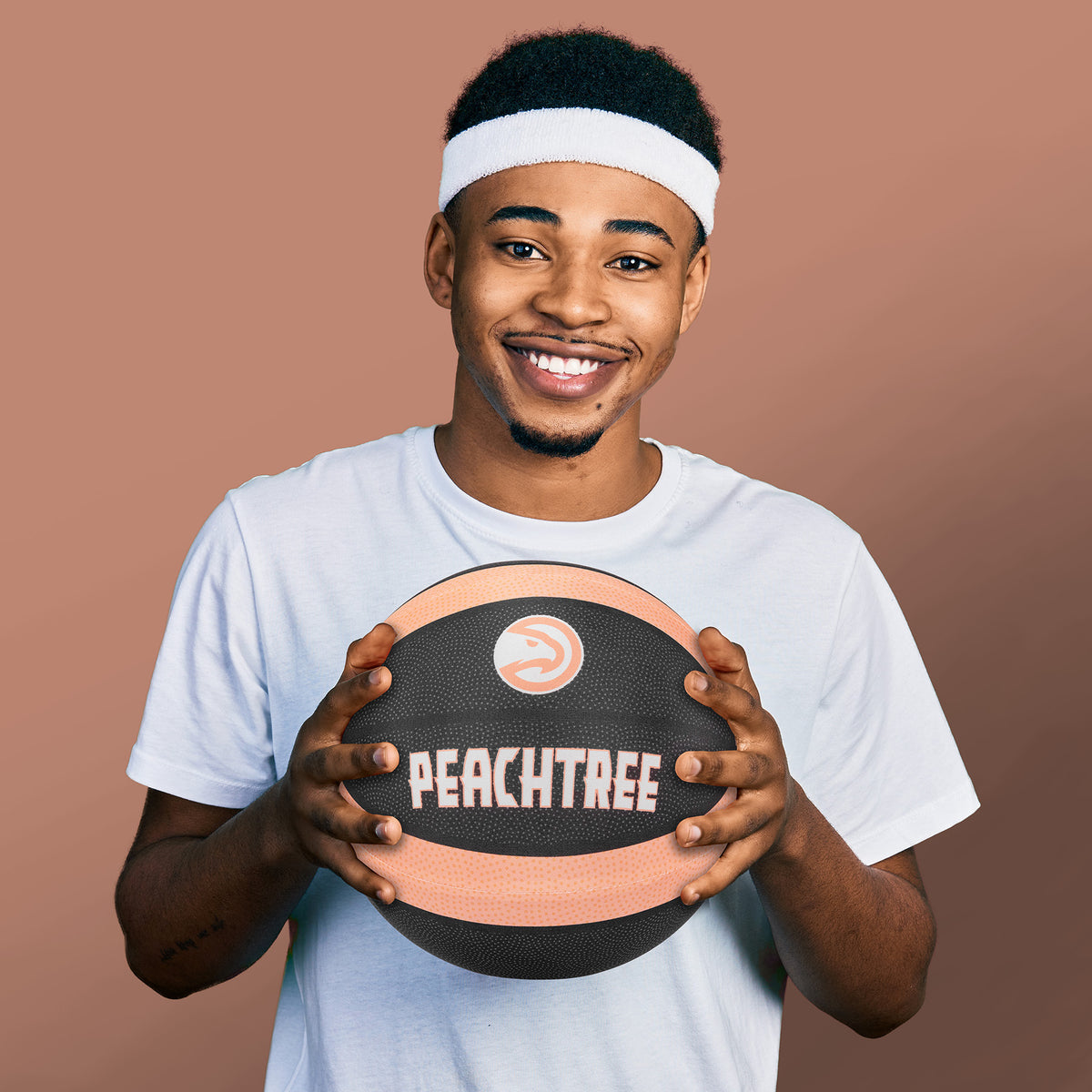 Atlanta Hawks Peach Tree Silent Basketball