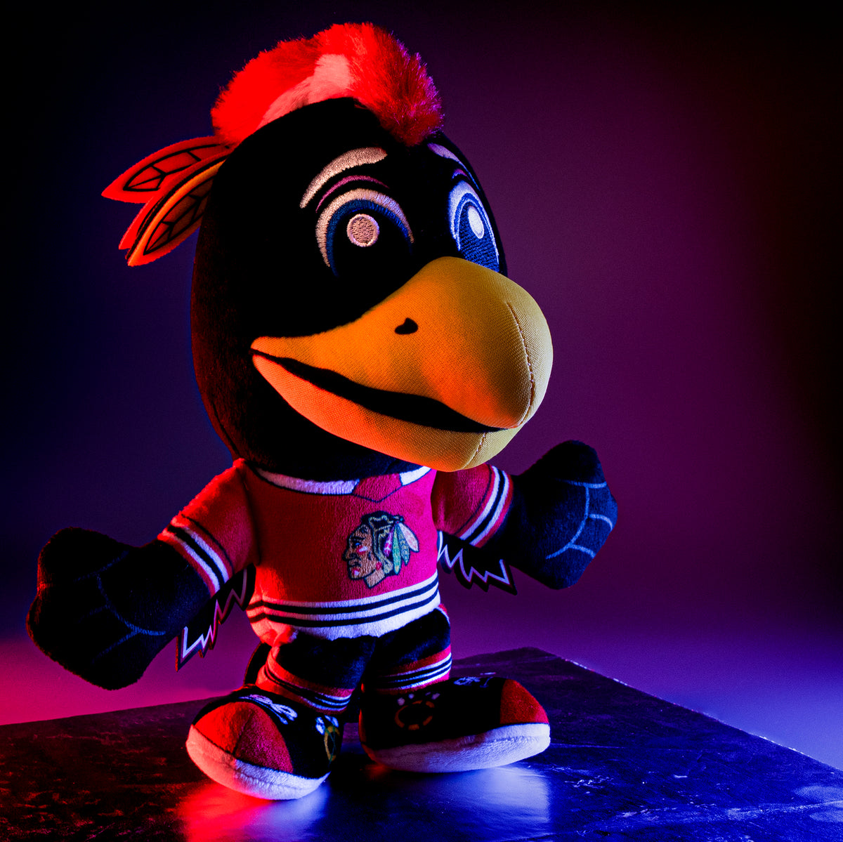 Chicago Blackhawks Tommyhawk Mascot Bundle: 10&quot; Plush Figure &amp; Kuricha Plushie