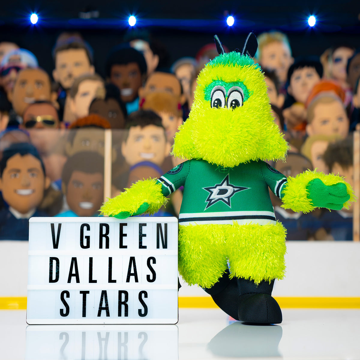 Dallas Stars Victor E Green 10&quot; Mascot Plush Figure