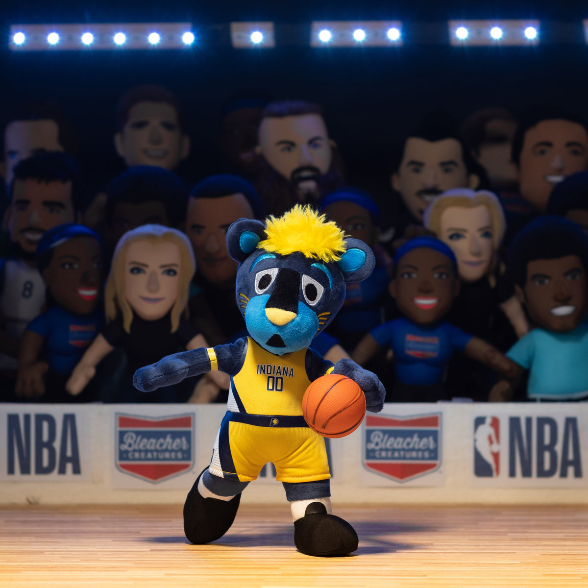 Indiana Pacers Boomer Mascot Bundle: 10&quot; Plush Figure &amp; Kuricha Plushie