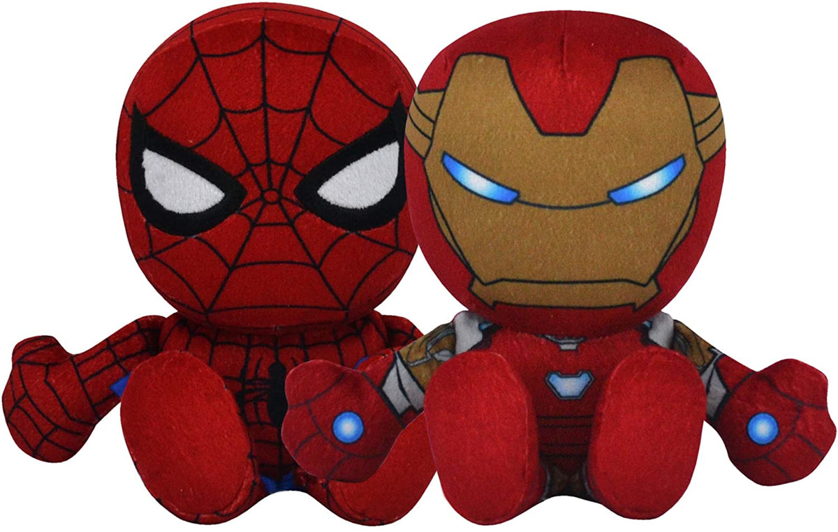 Marvel Spider-Man &amp; Iron Man 8&quot; Kuricha Bundle