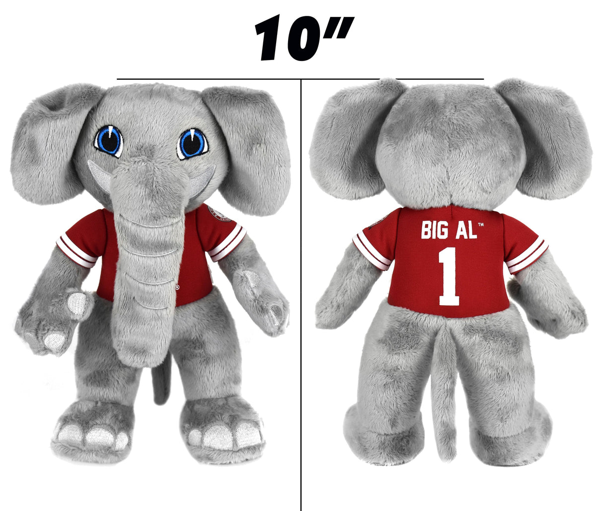 Alabama Rally Al the Elephant 8&quot; Kuricha &amp; 10&quot; Plush Bundle