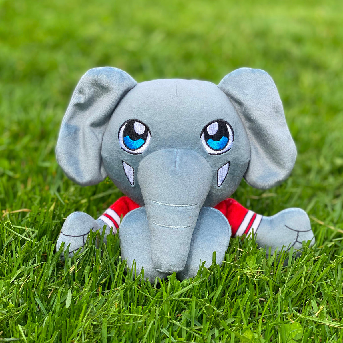 Alabama Rally Al the Elephant 8&quot; Kuricha &amp; 10&quot; Plush Bundle