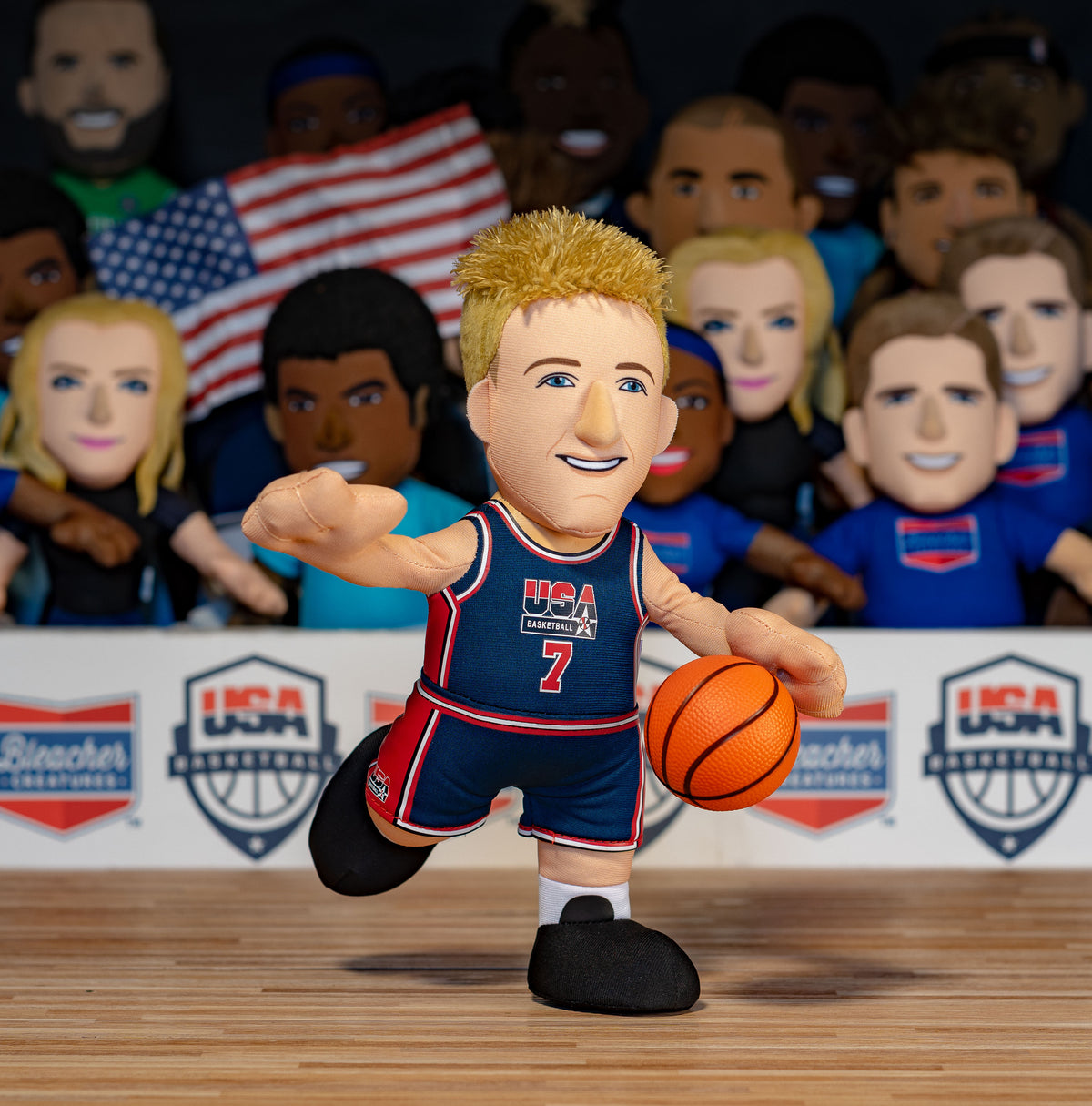 USA Basketball Bundle: Magic Johnson and Larry Bird 10&quot; Plush Figures