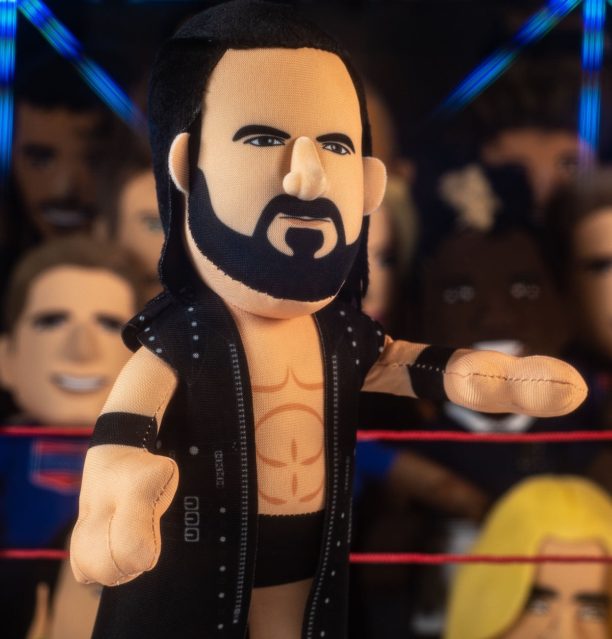 WWE Drew McIntyre Sleep Squad Blanket &amp; 10&quot; Bleacher Creature Bundle