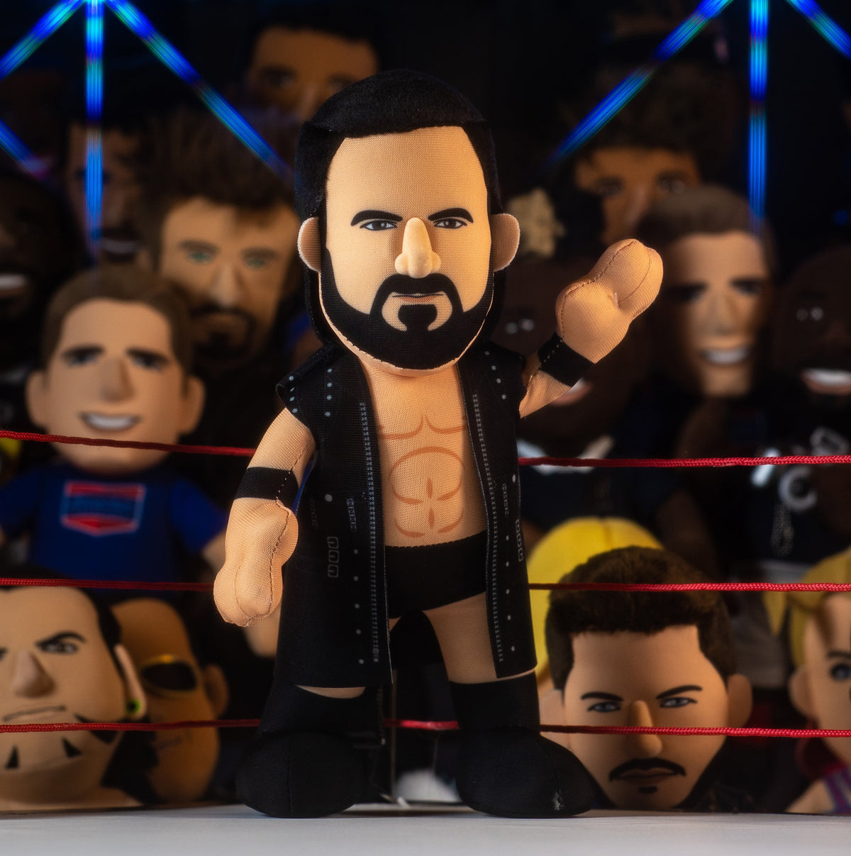 WWE Drew McIntyre Sleep Squad Blanket &amp; 10&quot; Bleacher Creature Bundle