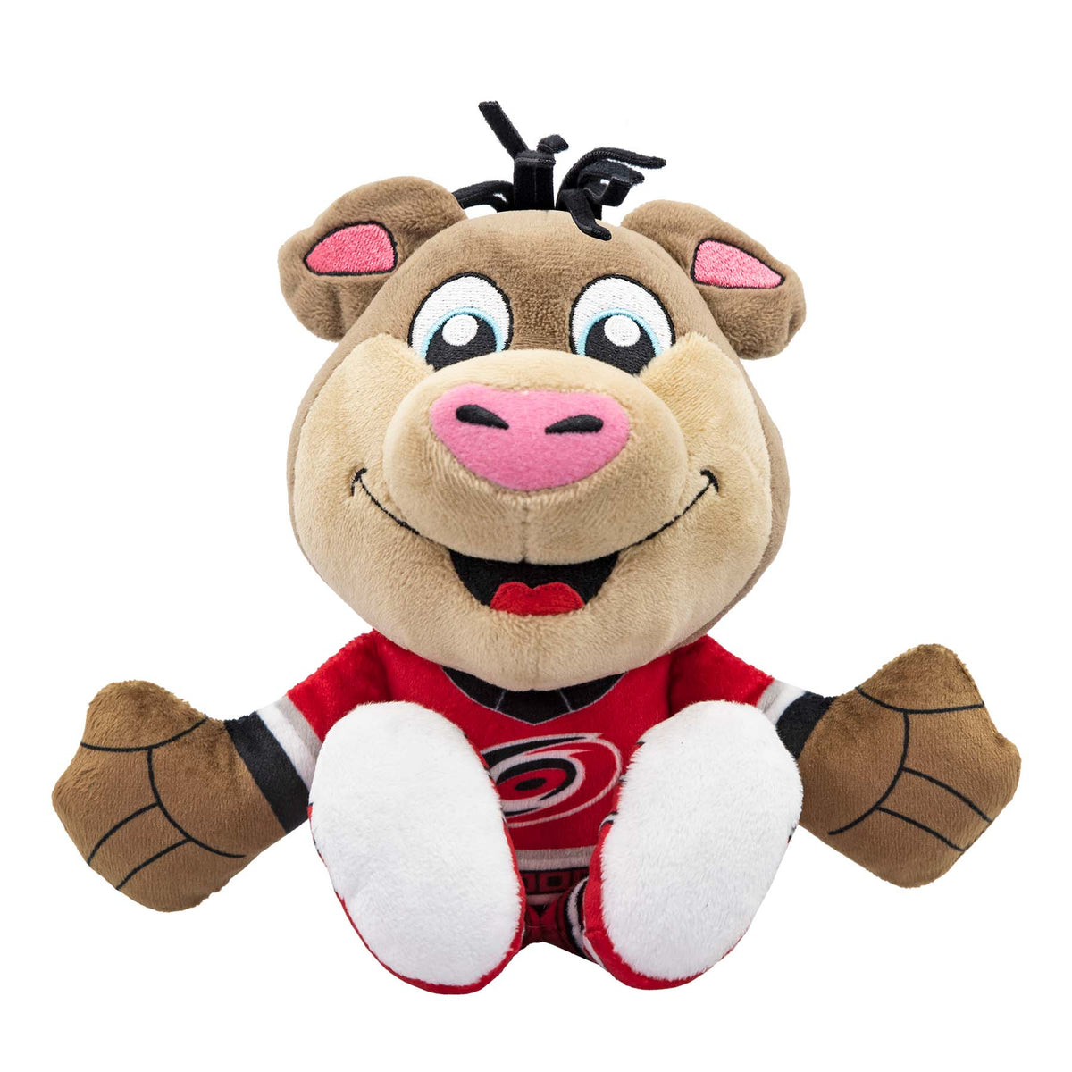 Carolina Hurricanes Stormy Mascot Bundle: 8&quot; Black Uniform &amp; Red Uniform Kuricha Plushies