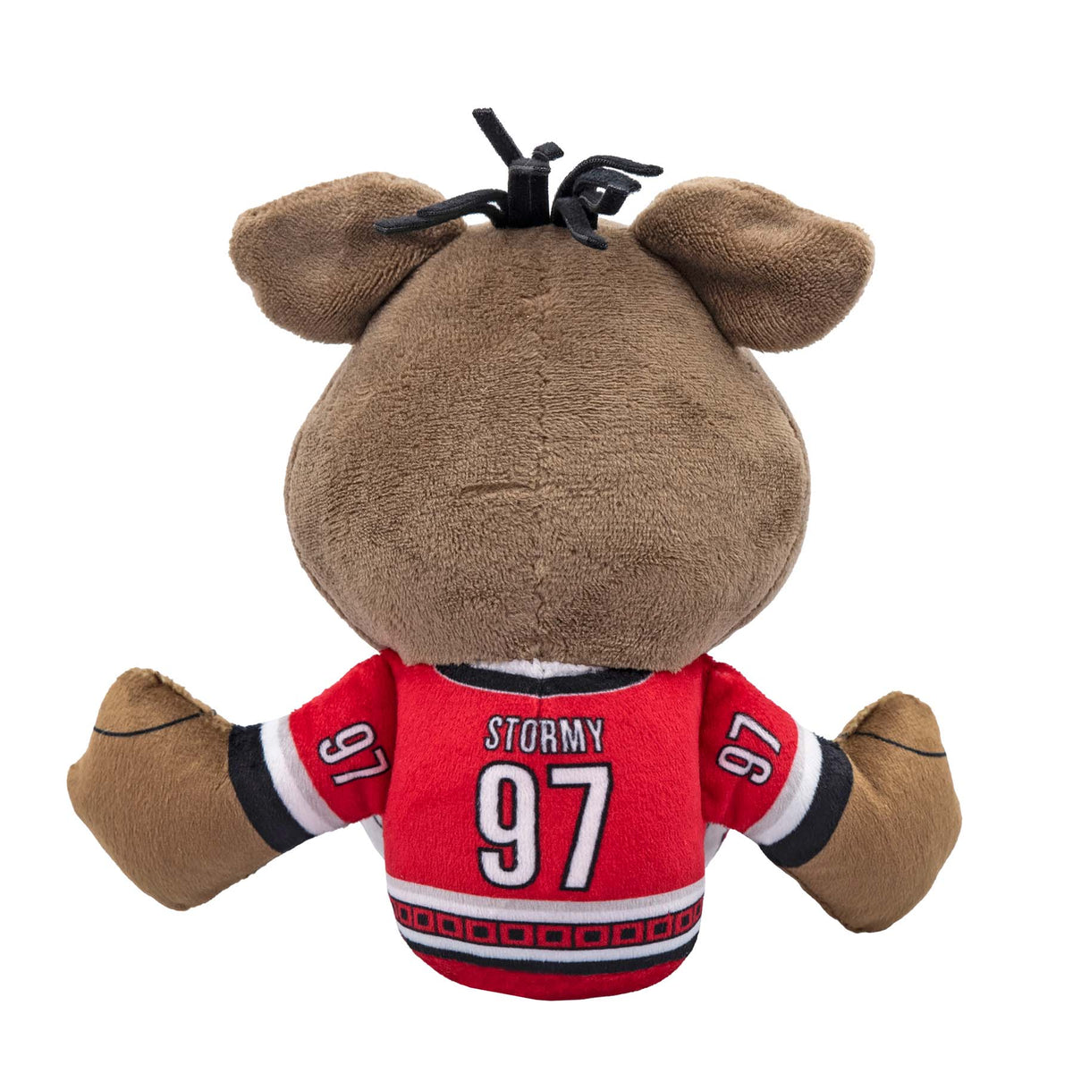 Carolina Hurricanes Stormy Mascot Bundle: 8&quot; Black Uniform &amp; Red Uniform Kuricha Plushies