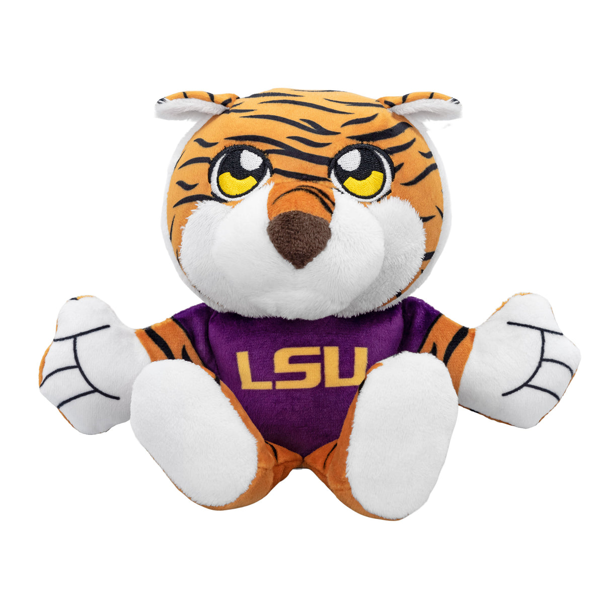 LSU Mike the Tiger 8&quot; Mascot Kuricha Sitting Plush