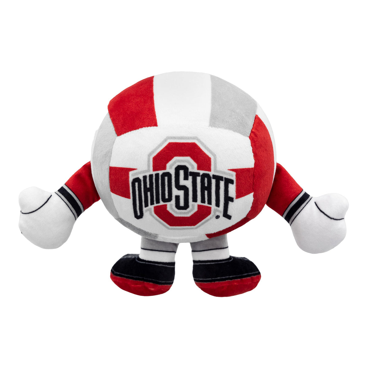 Ohio State Buckeyes Bundle: Brutus 10&quot; Plush &amp; Buckeyes Volleyball Kuricha Plushie