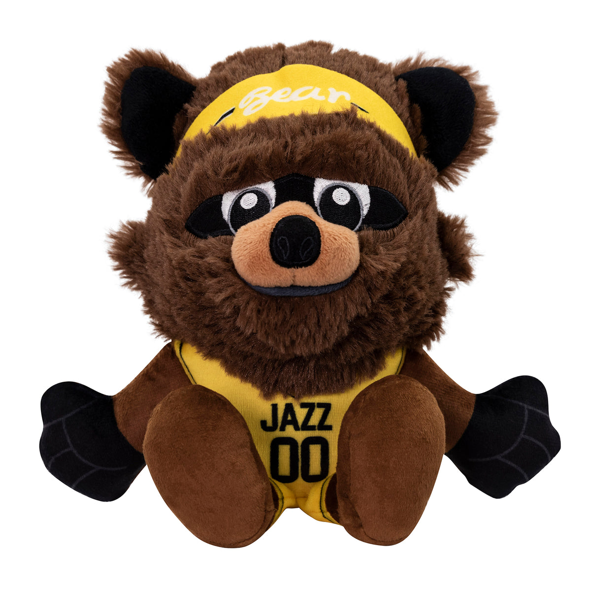 Utah Jazz Bear 8&quot; Mascot Kuricha Plush (Yellow Uniform)