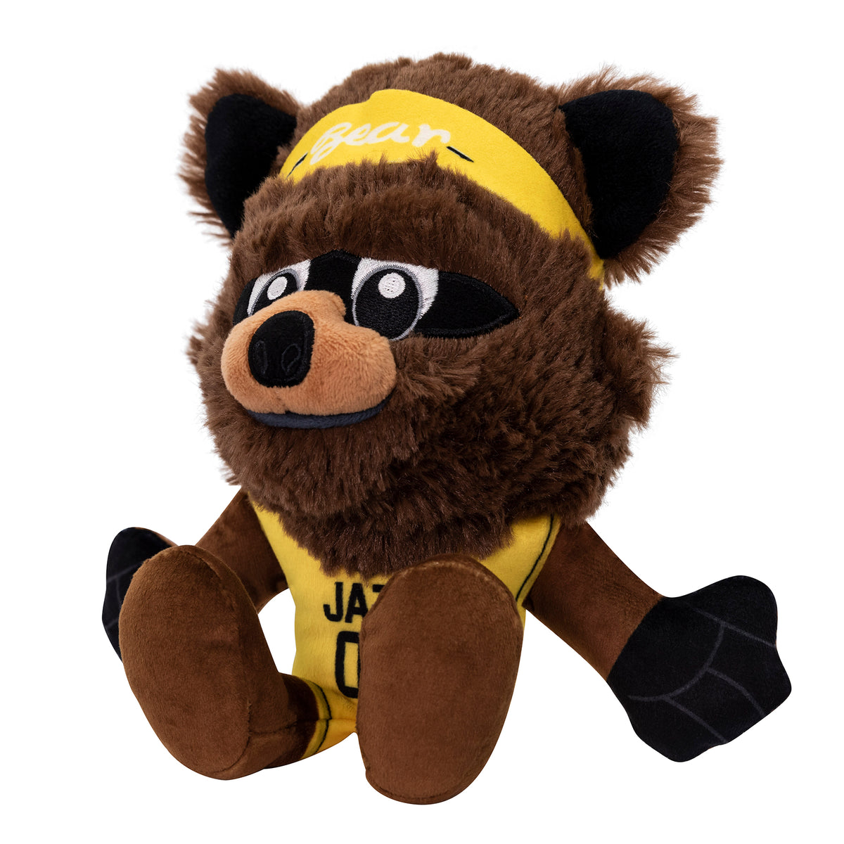 Utah Jazz Bear 8&quot; Mascot Kuricha Plush (Yellow Uniform)