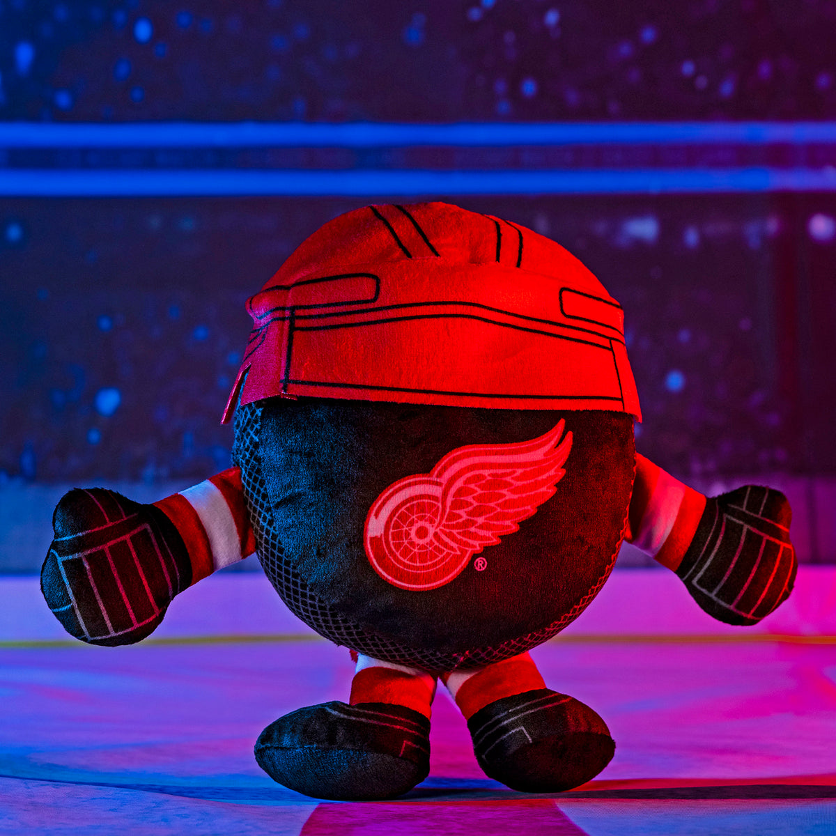 Detroit Red Wings 8&quot; Kuricha Hockey Puck Plush