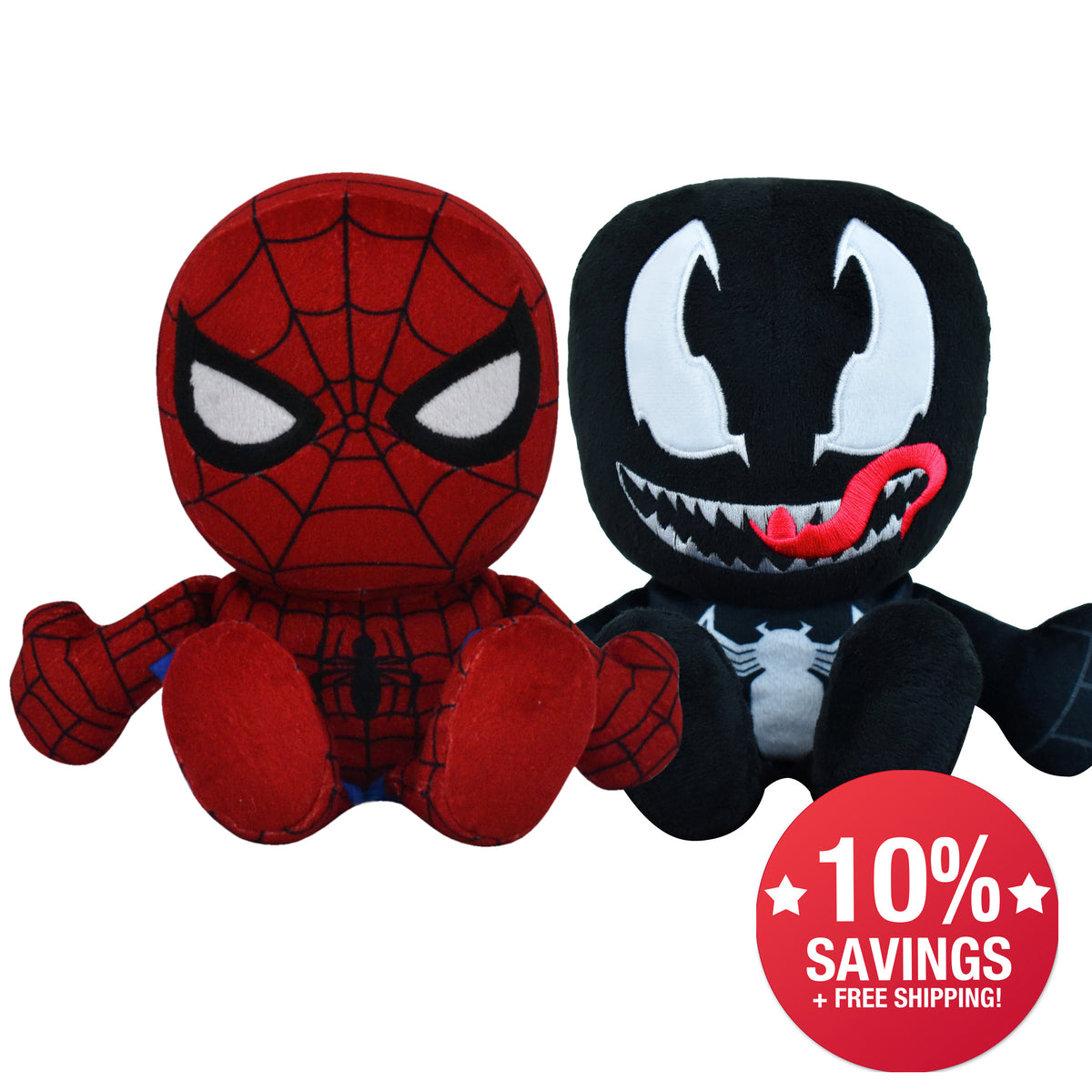 Marvel Bundle: Spider-Man &amp; Venom 8&quot; Kuricha Bundle