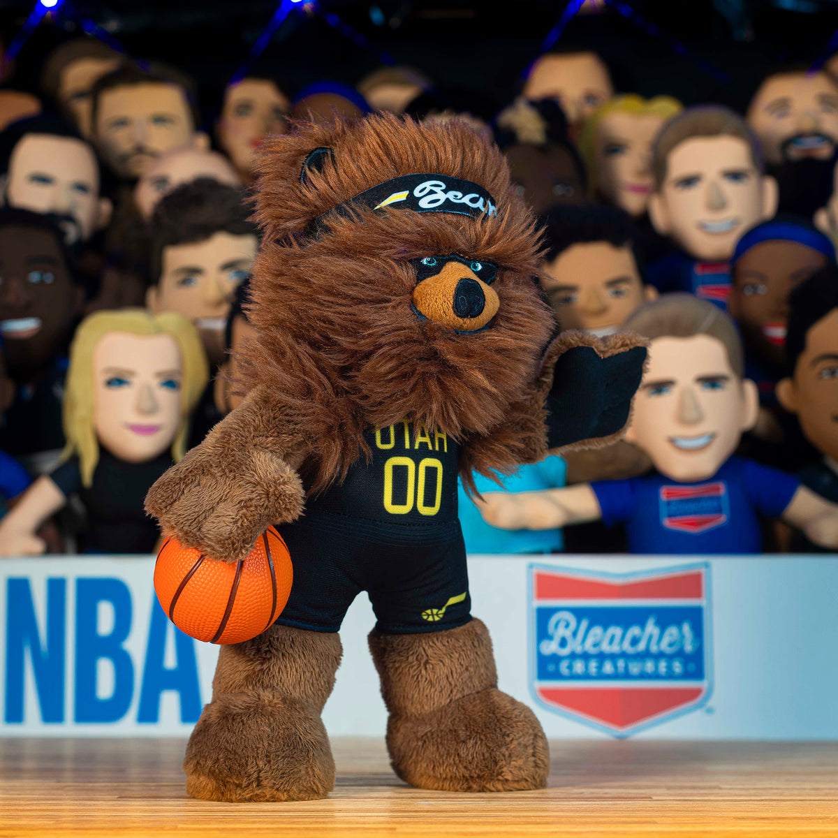 Utah Jazz Bear 10&quot; Mascot Plush Figure