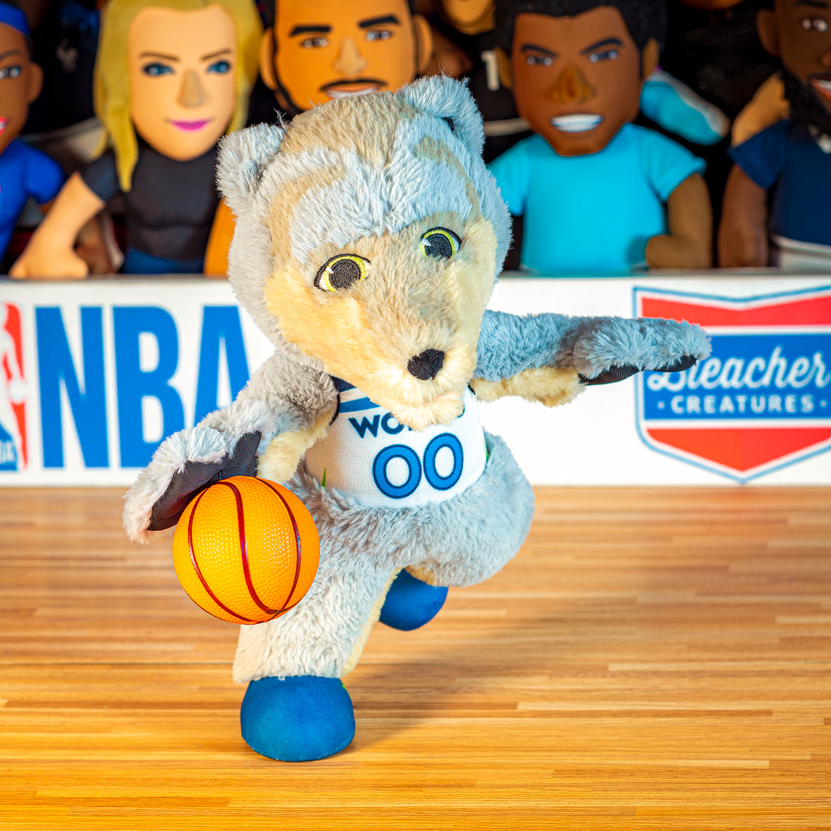 Minnesota Timberwolves Crunch 10&quot; Mascot Plush Figure - Association Uniform