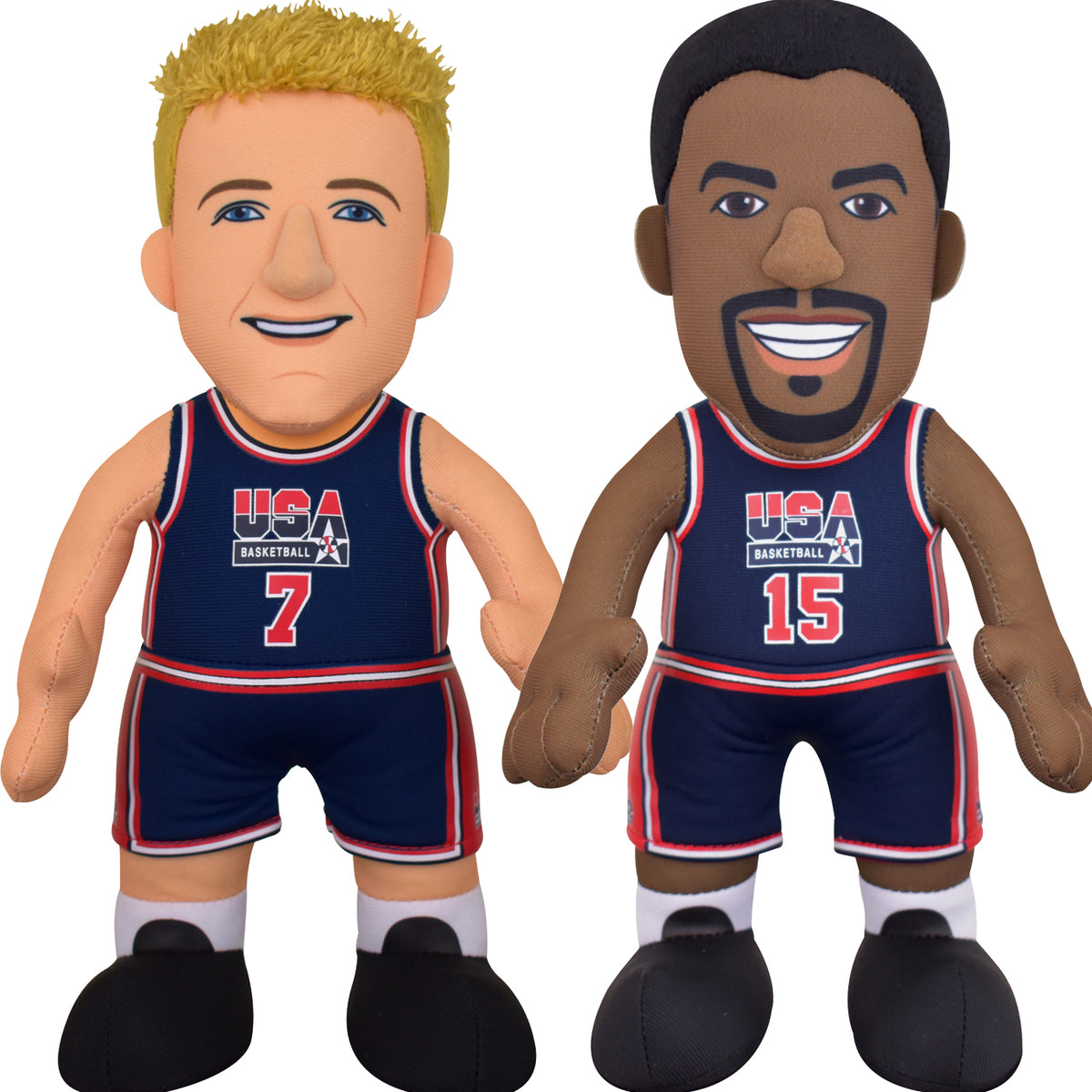 USA Basketball Bundle: Magic Johnson and Larry Bird 10&quot; Plush Figures