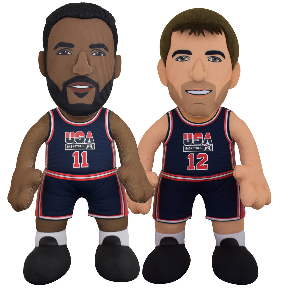 USA Basketball Dynamic Duo Bundle: Karl Malone and John Stockton 10&quot; Plush Figures