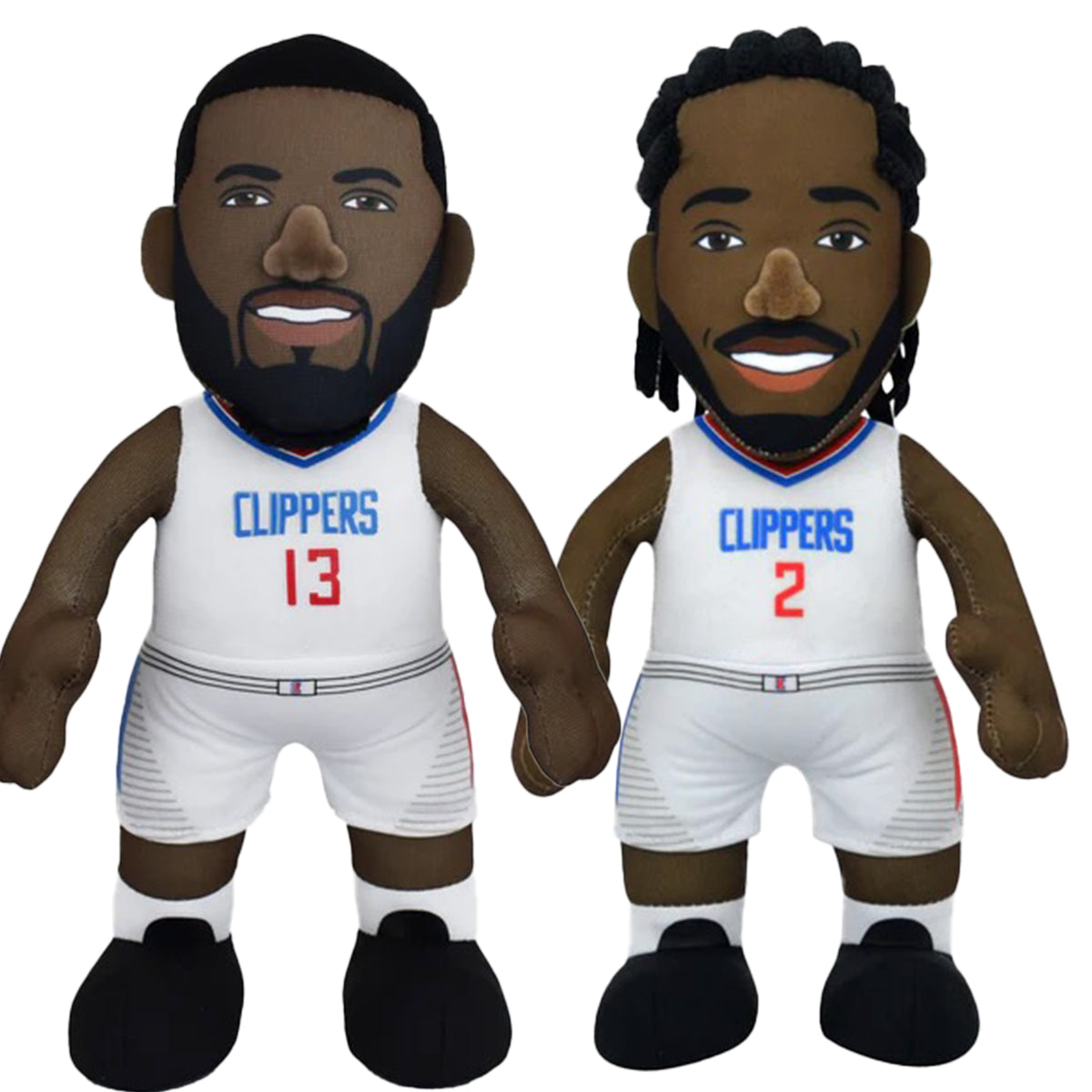 Los Angeles Clippers Bundle: Paul George &amp; Kawhi Leonard 10&quot; Plush Figures