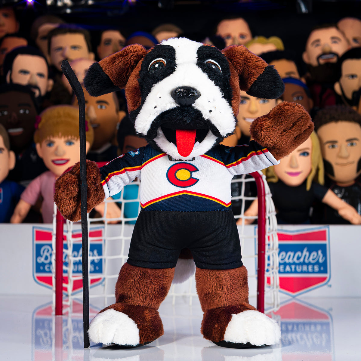 Colorado Avalanche Bernie Reverse Retro 10&quot; Mascot Plush Figure