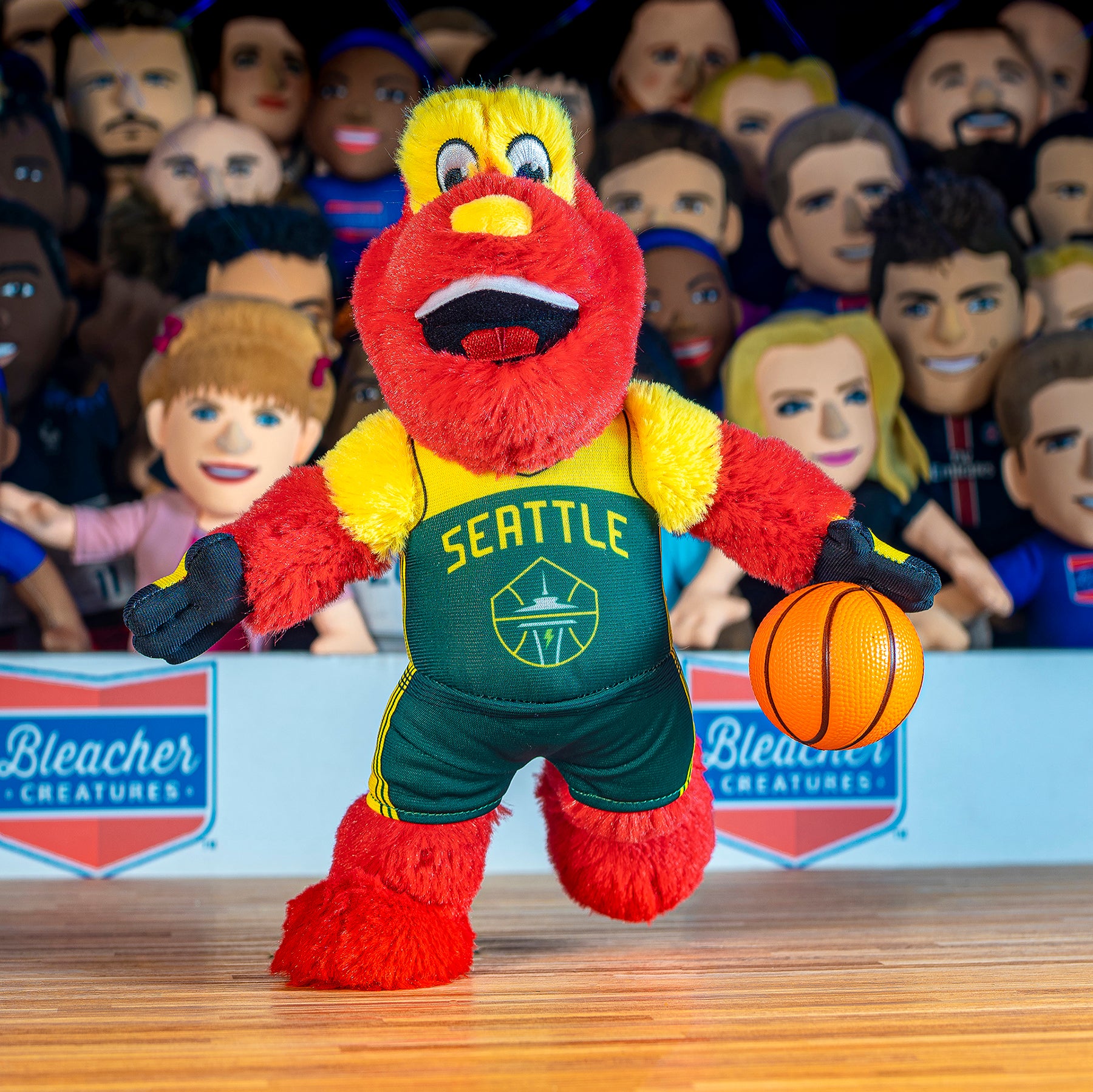 Seattle Storm Doppler 10 Mascot Plush Figure Bleacher Creatures seattle-storm-doppler-10-mascot-plush-figure-bleacher-creatures