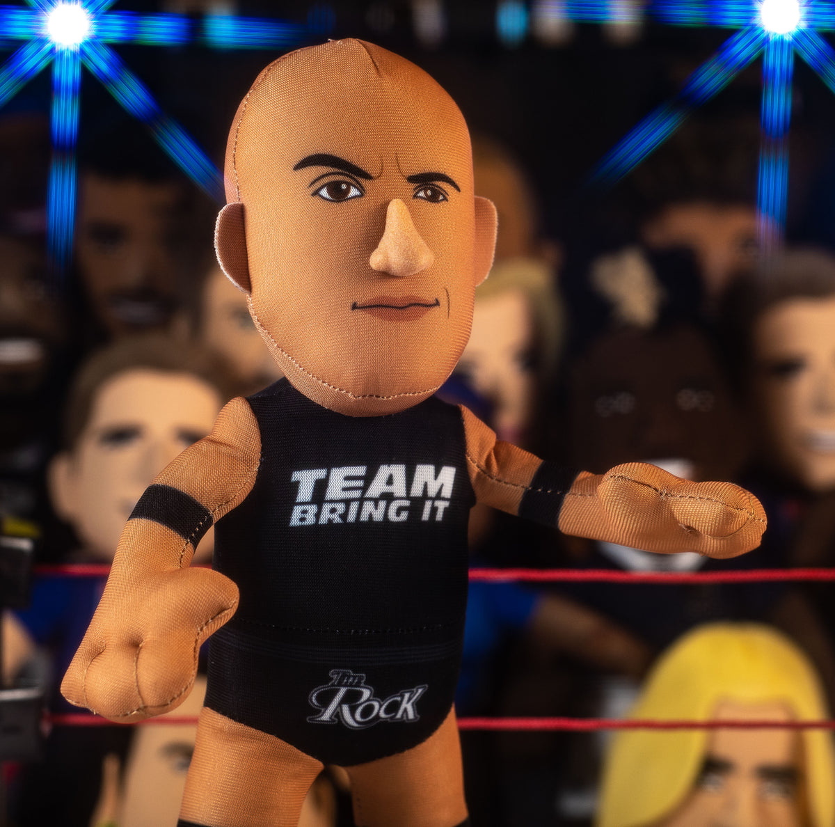 WWE Legend Rock &quot;Team Bring It&quot; 10&quot; Plush Figure