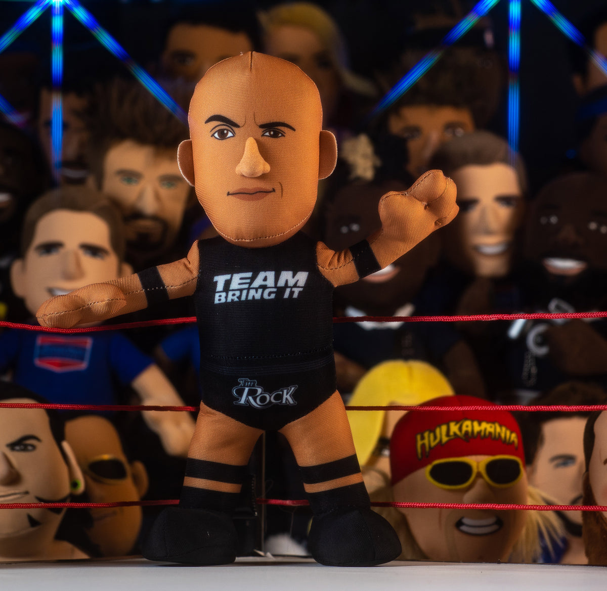 WWE Legend Rock &quot;Team Bring It&quot; 10&quot; Plush Figure