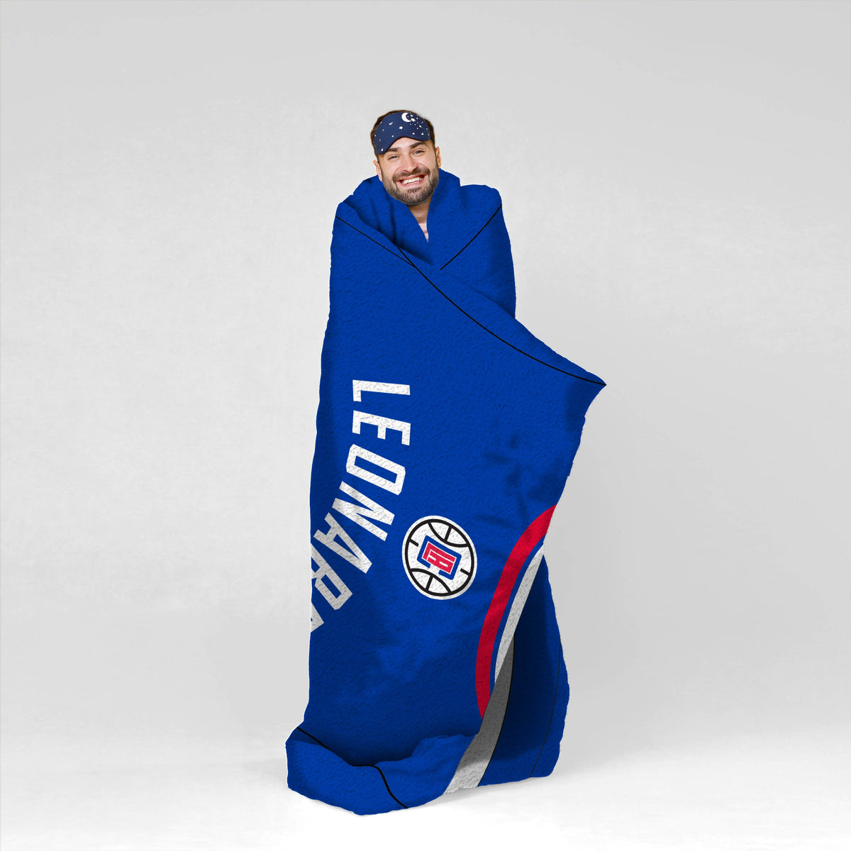 Los Angeles Clippers Kawhi Leonard Sleep Squad Blanket X Bleacher Creatures Bundle